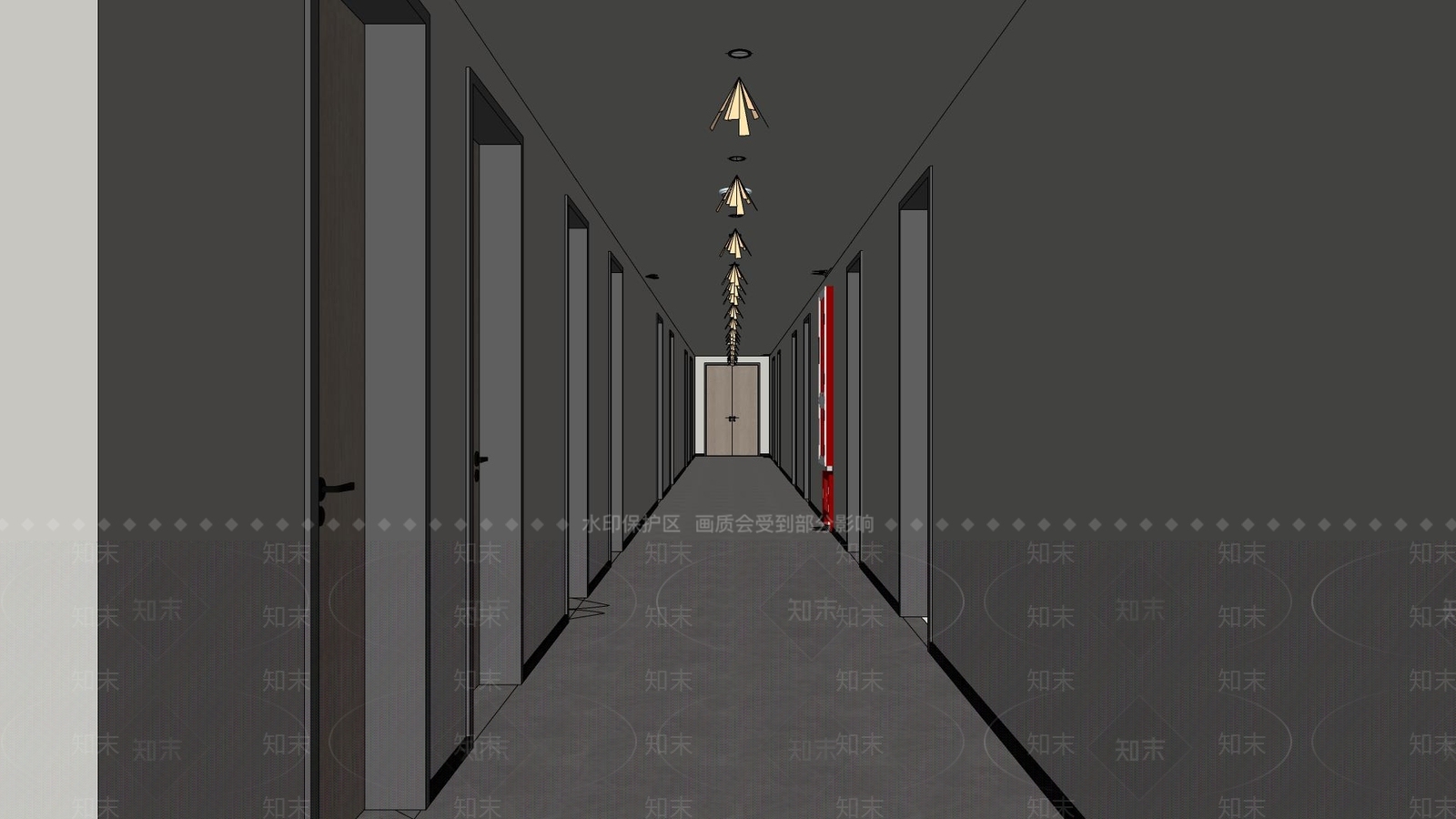 现代其他公共空间SU模型下载【ID:1201883227】