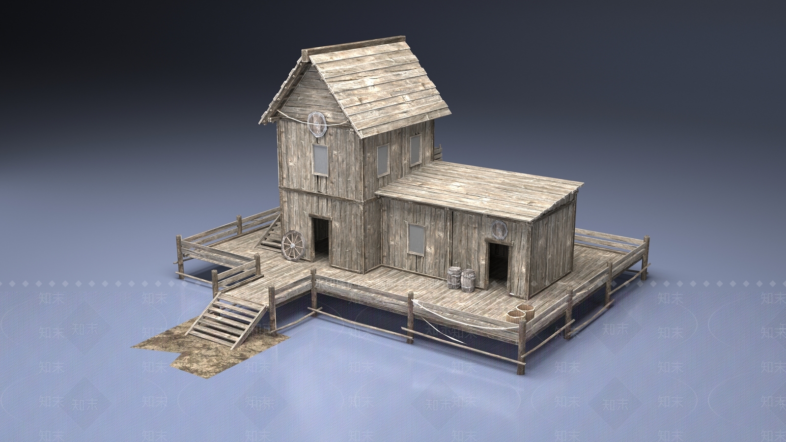 中式古建3D模型下载【ID:1201885098】