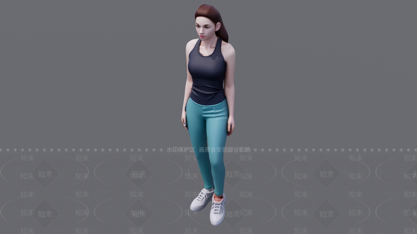 女人SU模型下载【ID:1201890816】