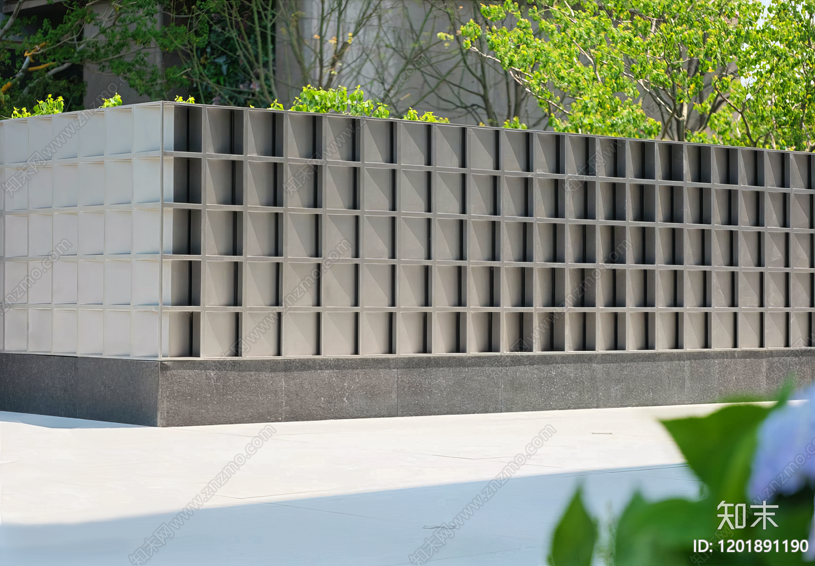 现代景墙施工图下载【ID:1201891190】