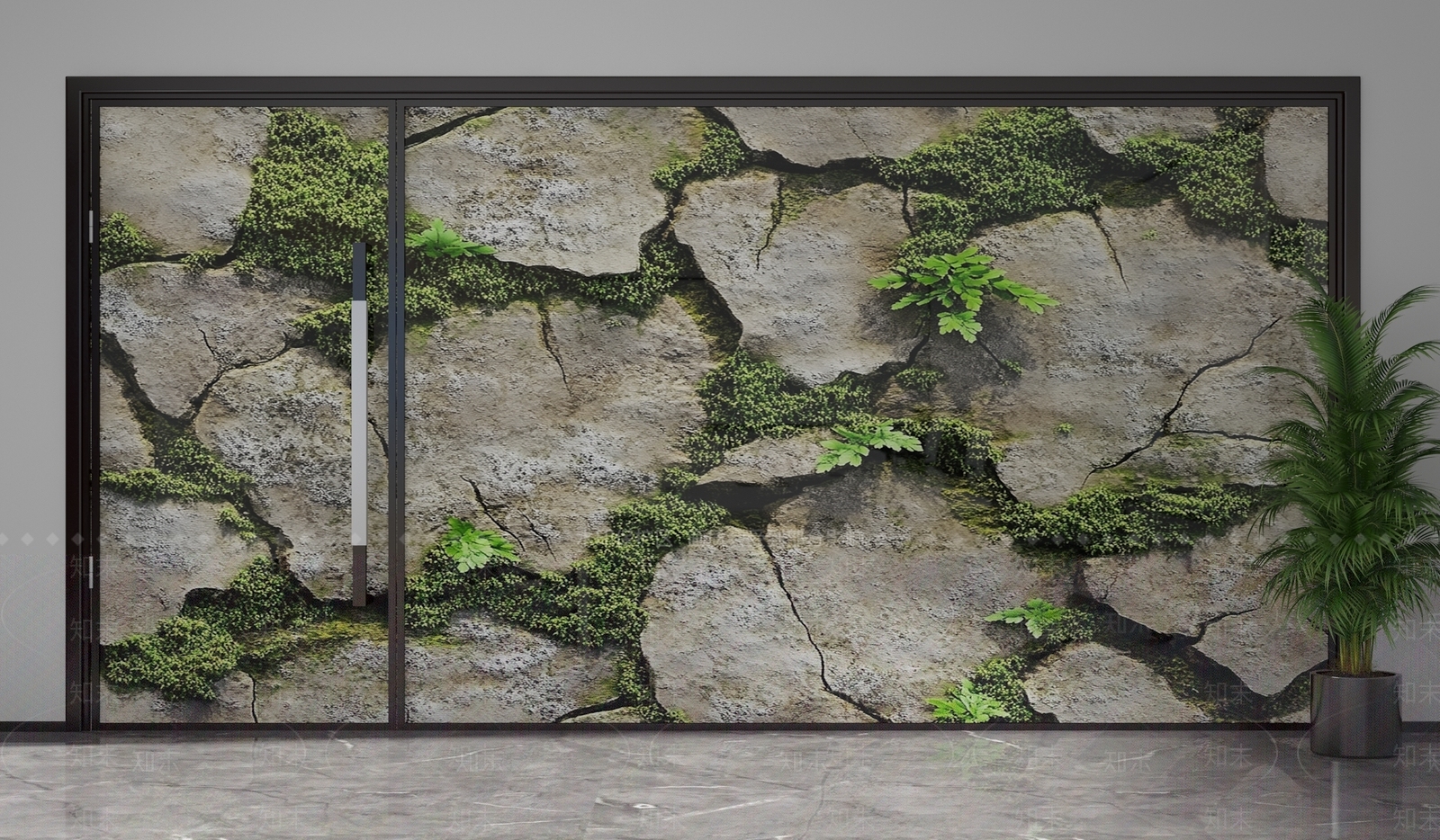 现代隔断3D模型下载【ID:1201892442】