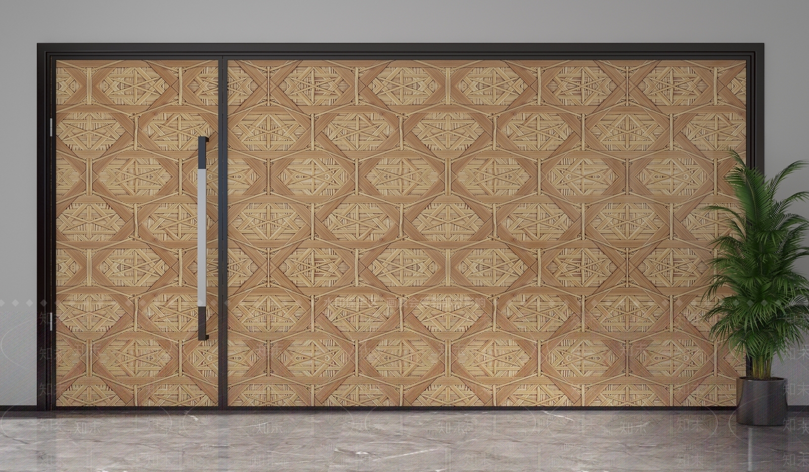 现代隔断3D模型下载【ID:1201892598】