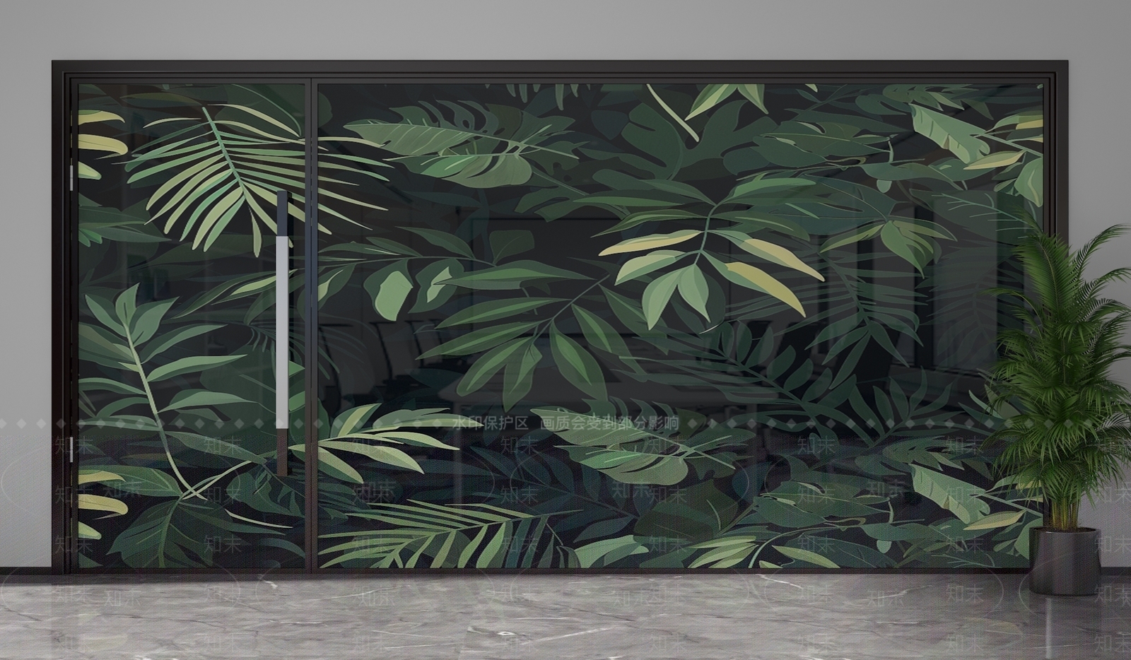 现代隔断3D模型下载【ID:1201895184】