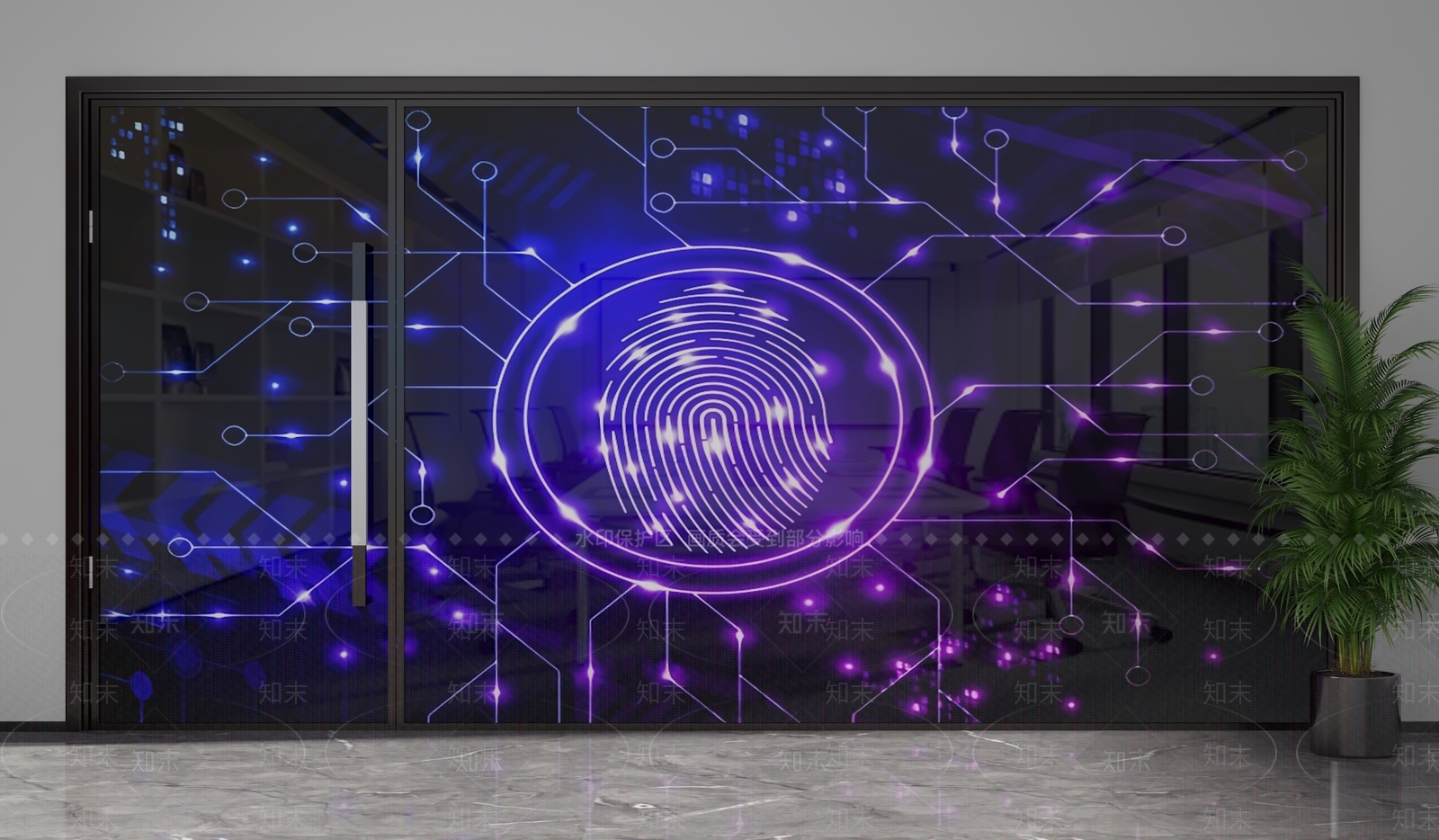 现代隔断3D模型下载【ID:1201895282】