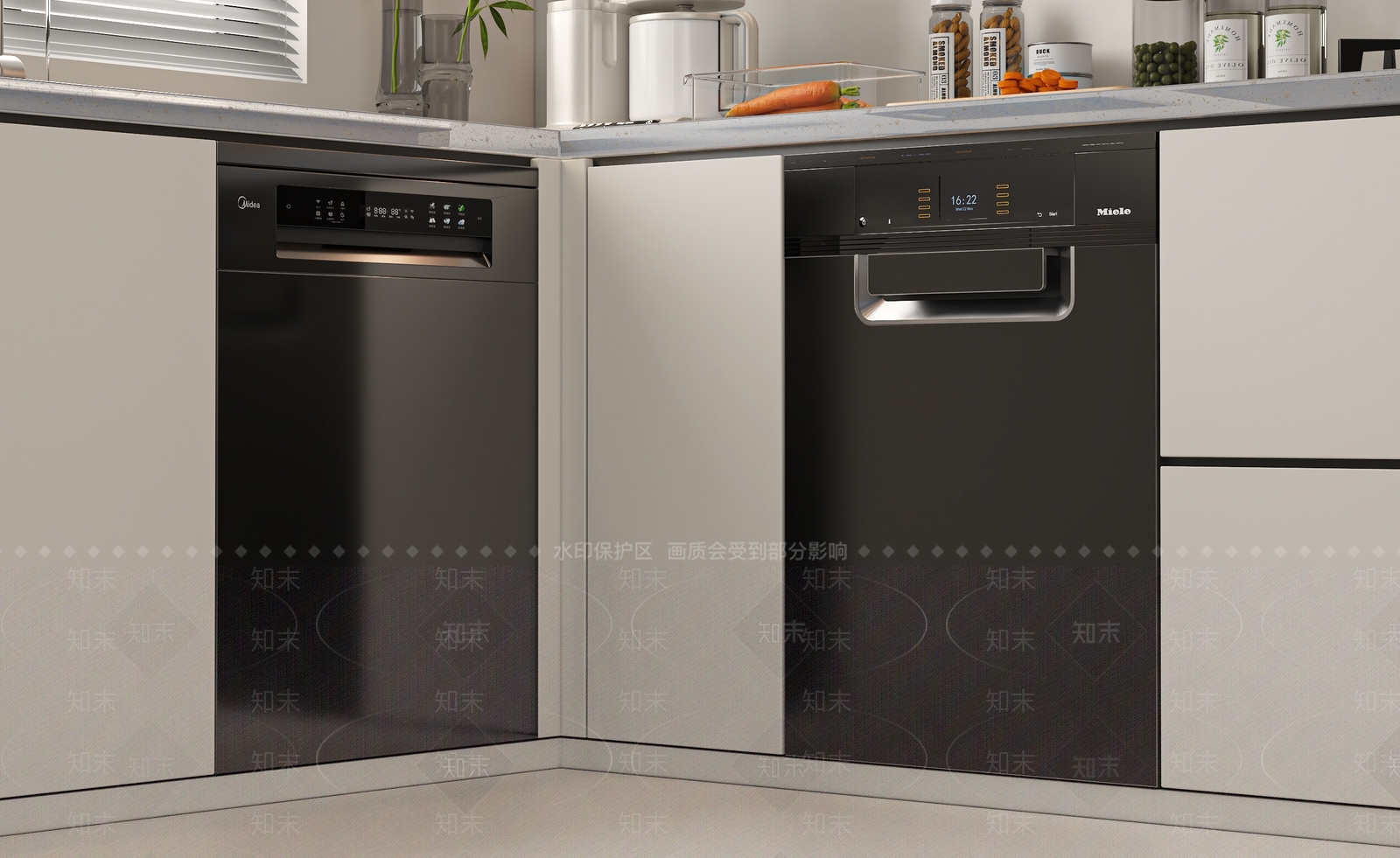 洗碗机3D模型下载【ID:1201896229】