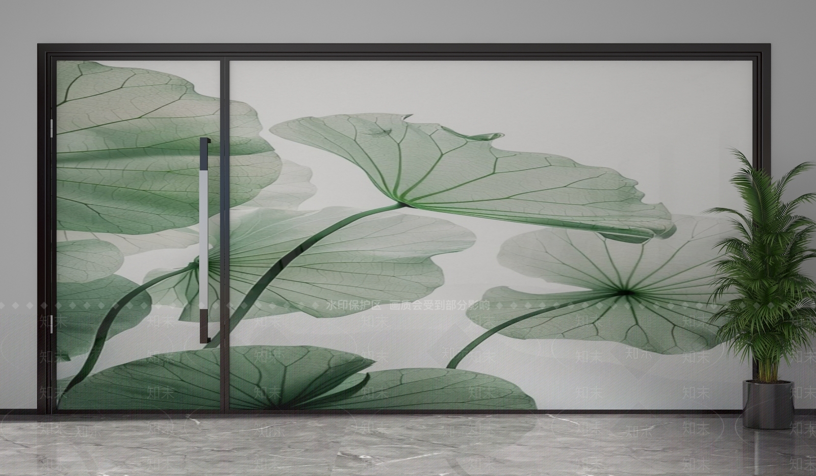 现代隔断3D模型下载【ID:1201896760】