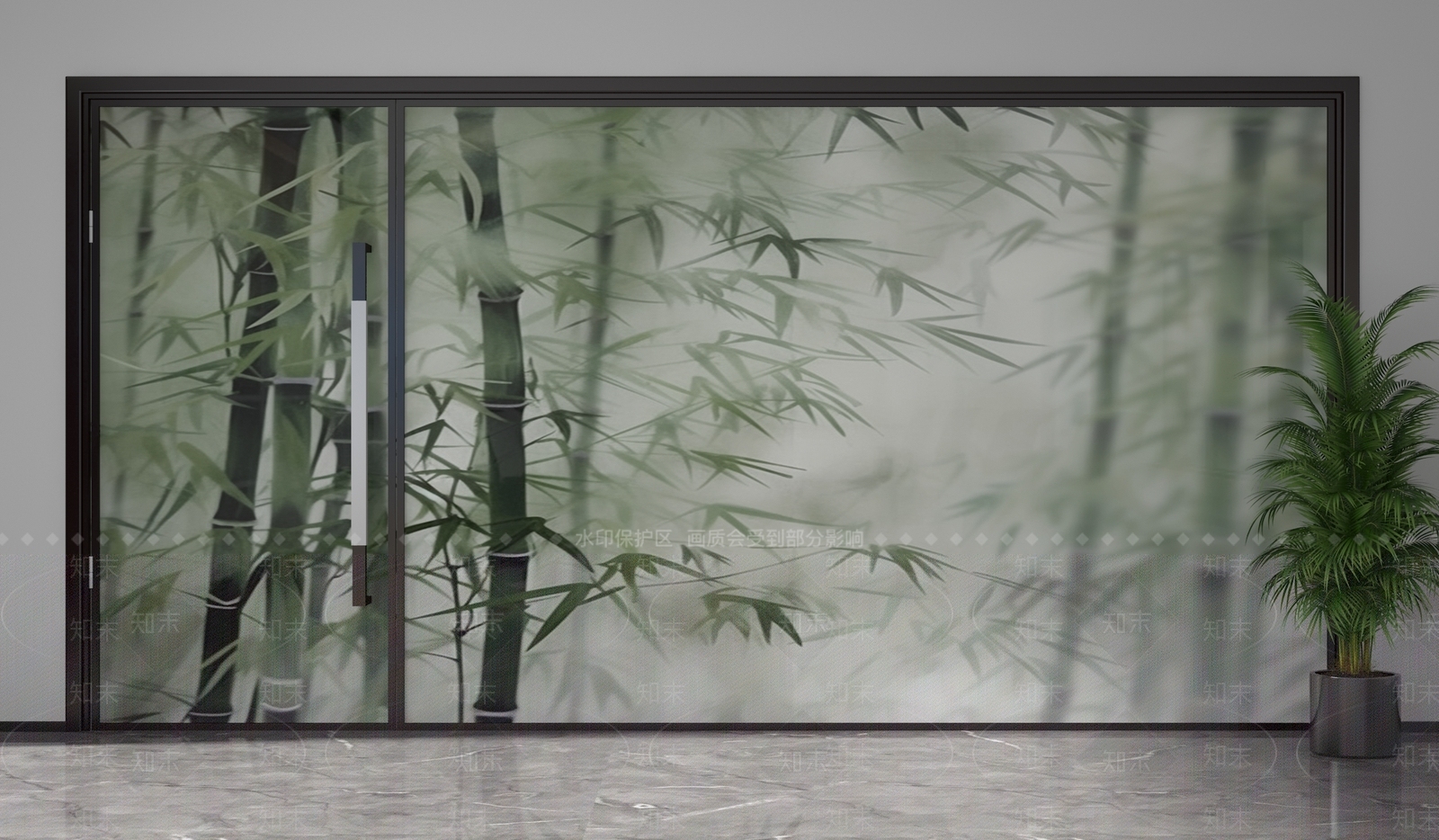 现代隔断3D模型下载【ID:1201896735】