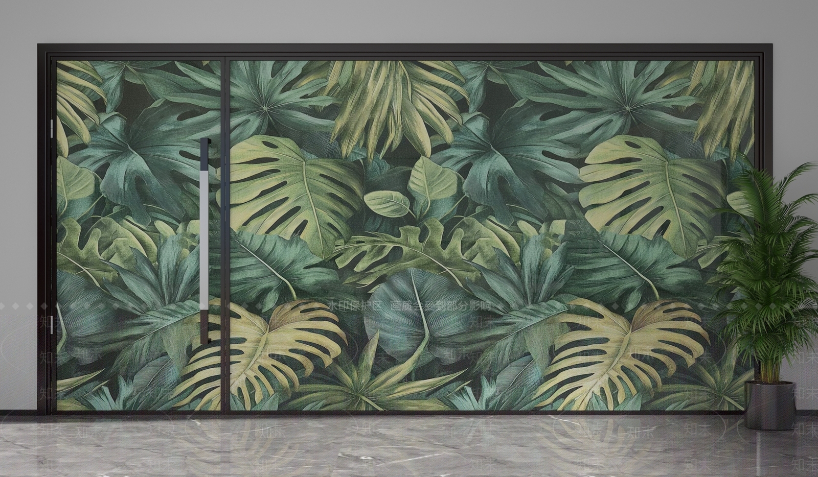 现代隔断3D模型下载【ID:1201898835】