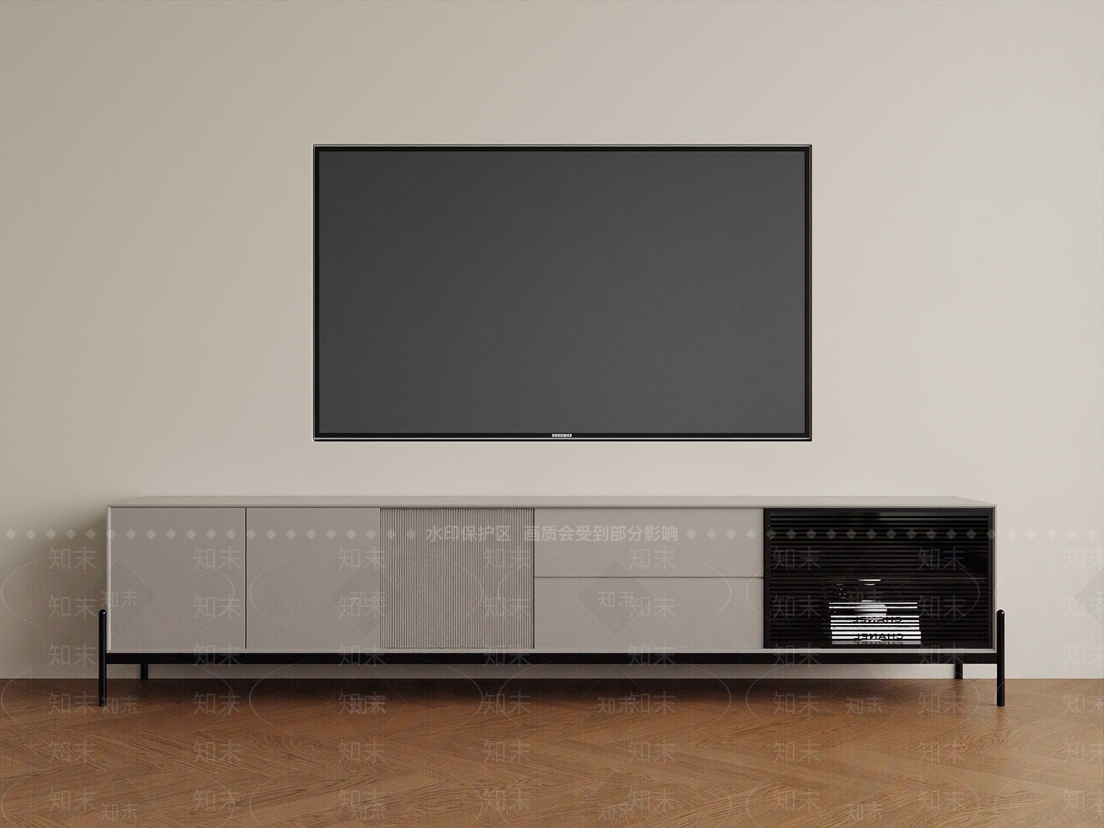 现代轻奢电视柜3D模型下载【ID:1201900803】