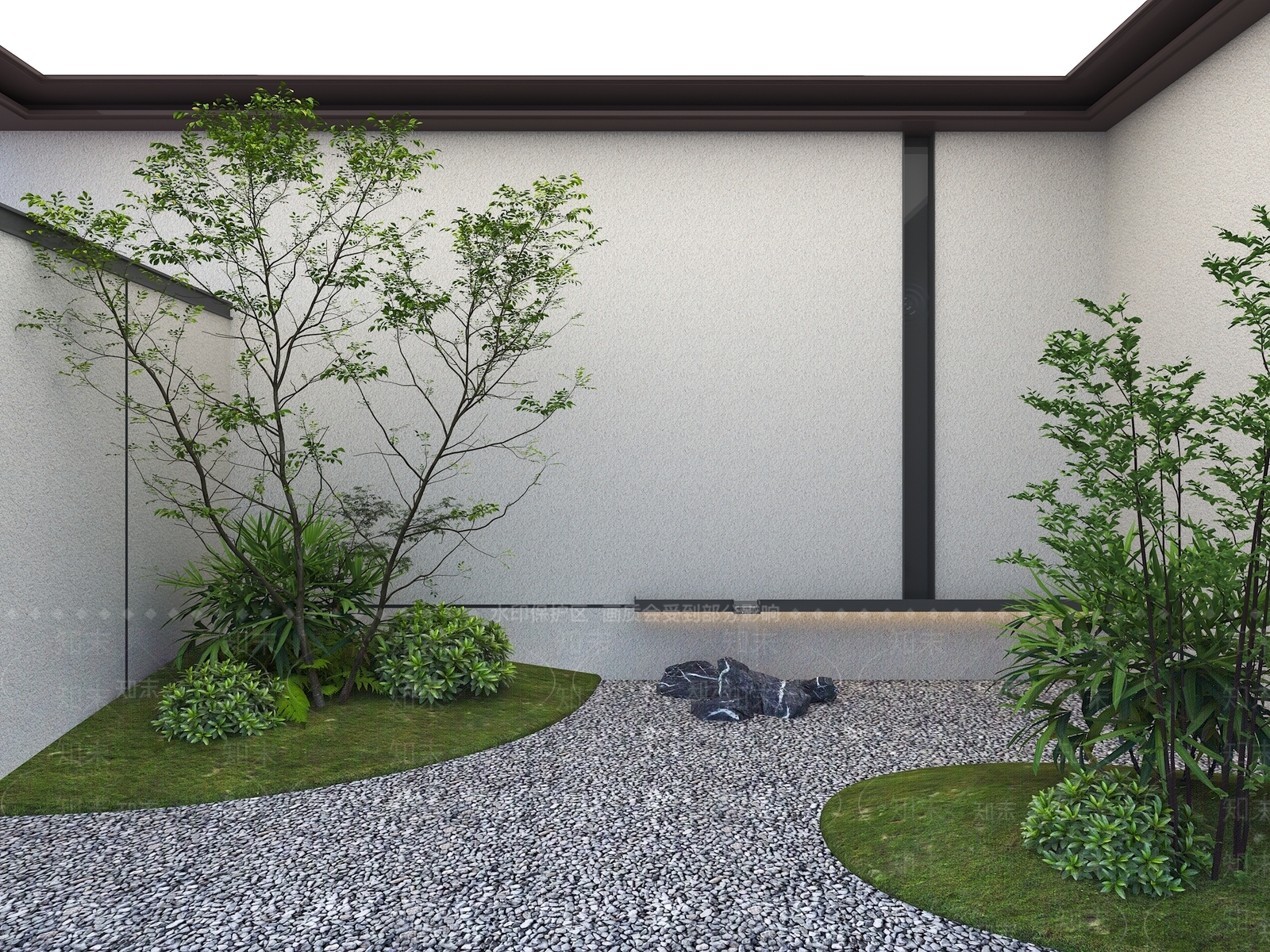 现代庭院3D模型下载【ID:1201903106】