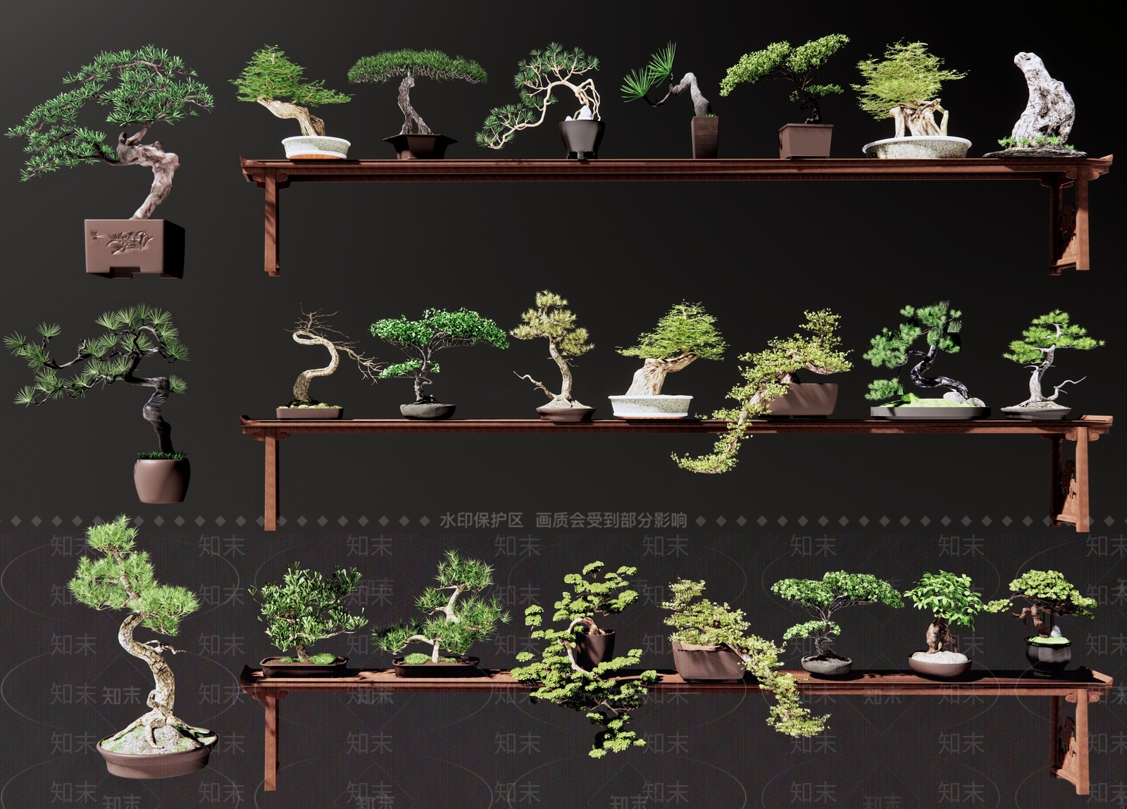 盆栽SU模型下载【ID:1201903398】
