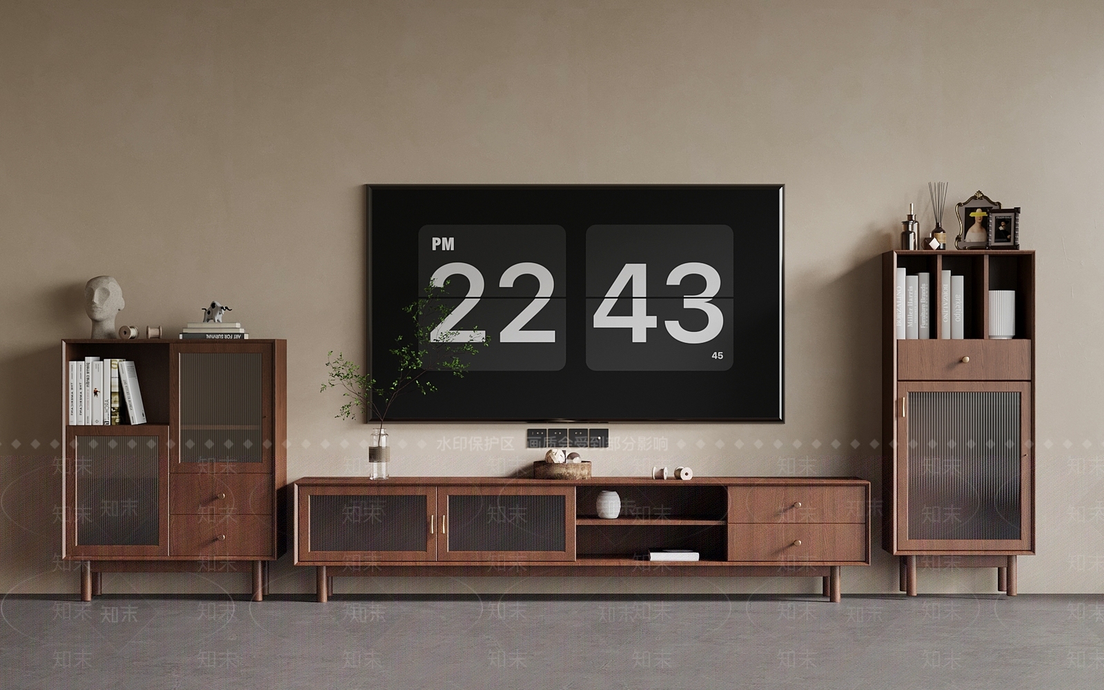 法式中古电视柜3D模型下载【ID:1201908796】