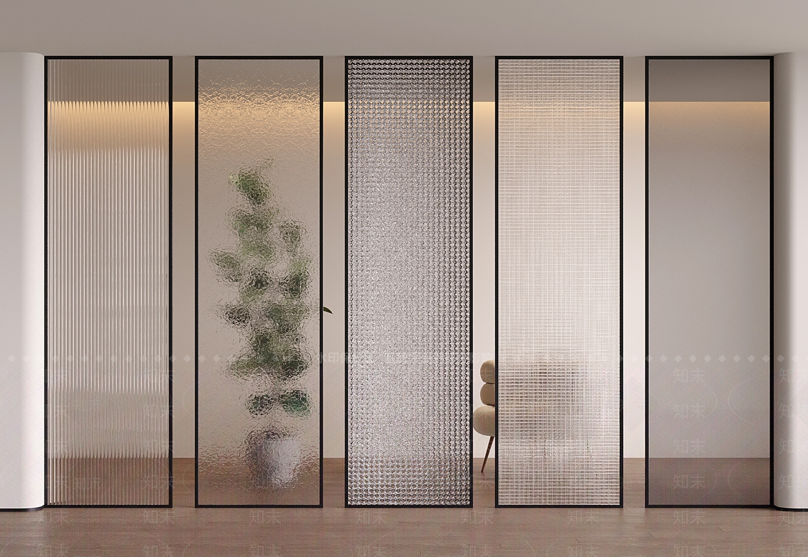 现代奶油隔断3D模型下载【ID:1201912204】