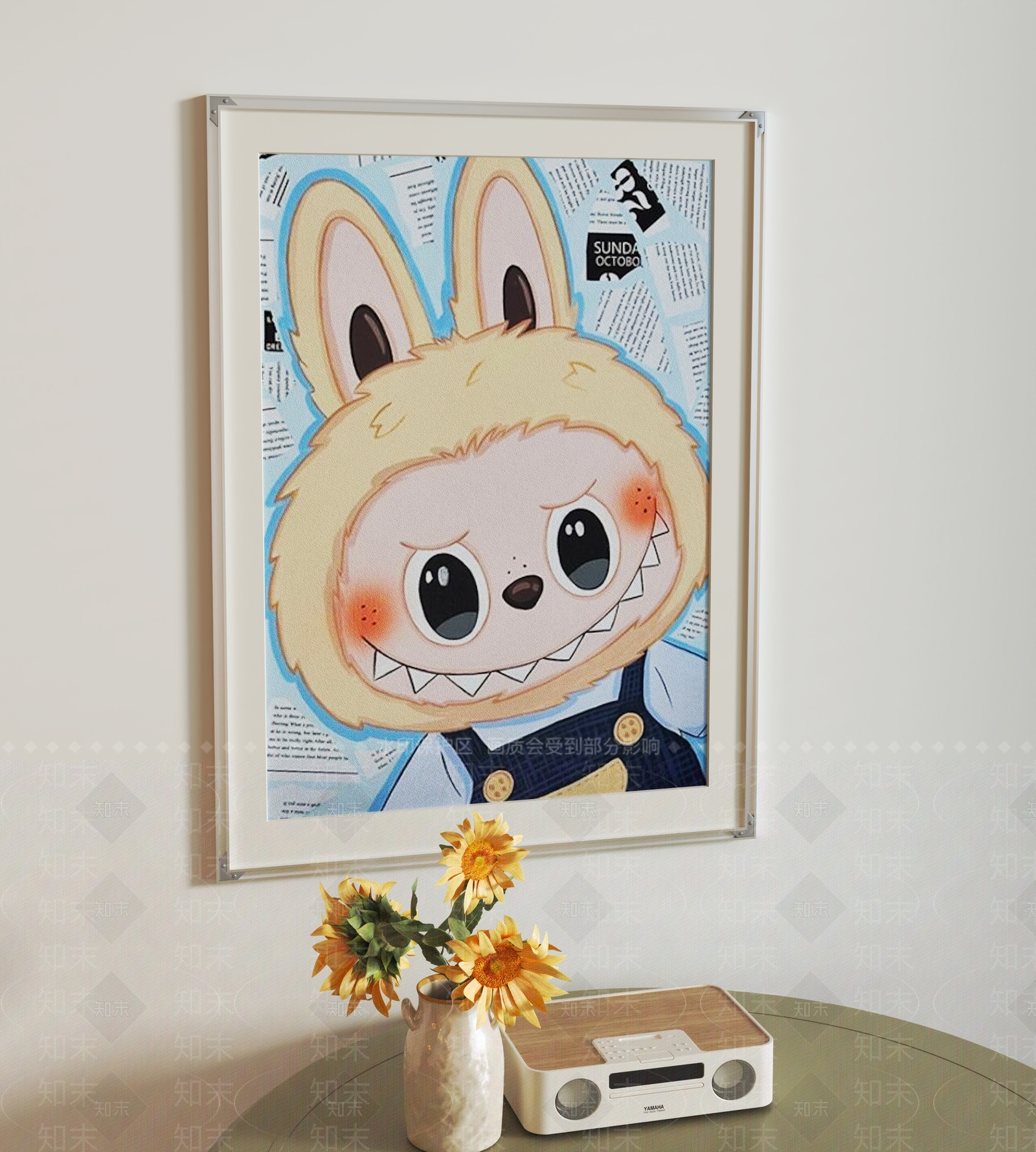 现代挂画SU模型下载【ID:1201913483】