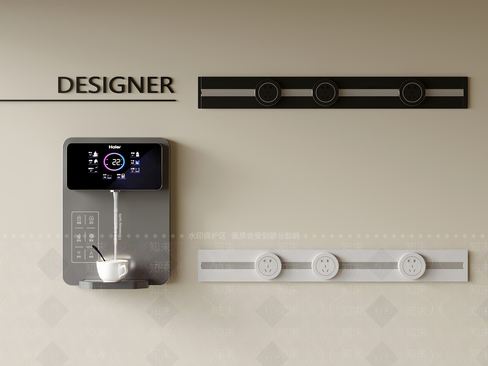 饮水机3D模型下载【ID:1201918432】