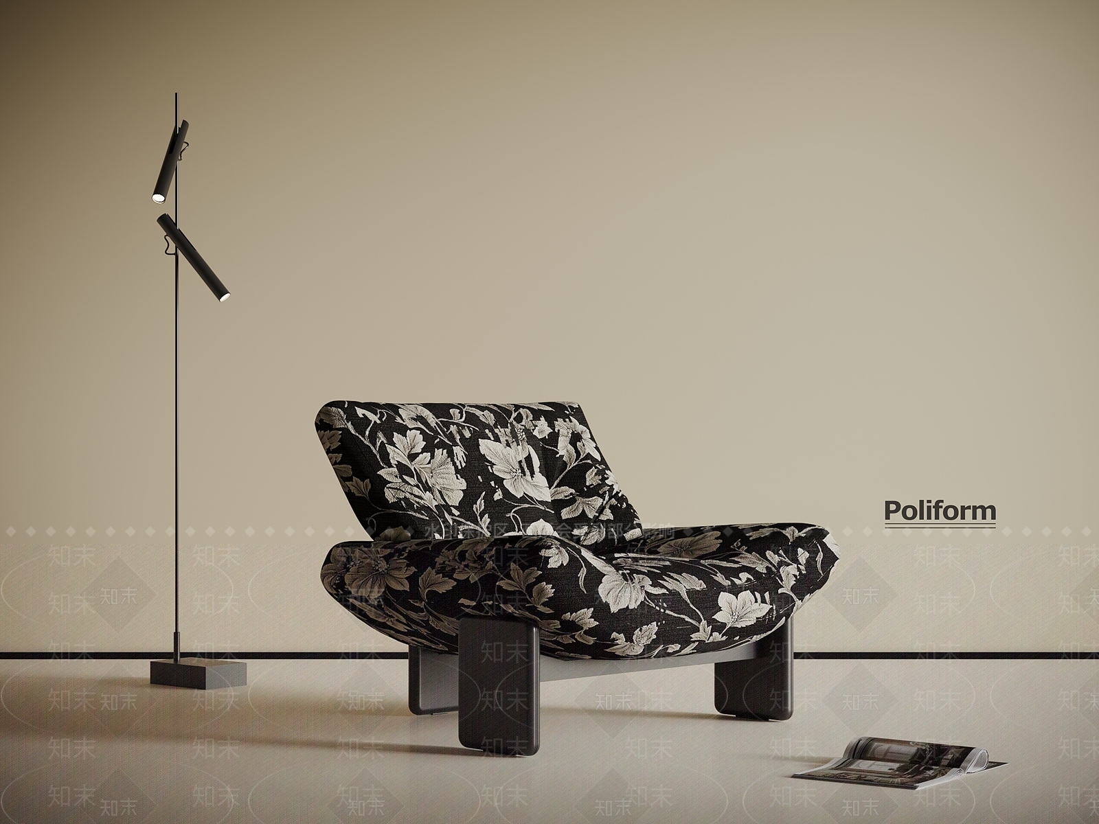 法式复古单人沙发SU模型下载【ID:1201924710】