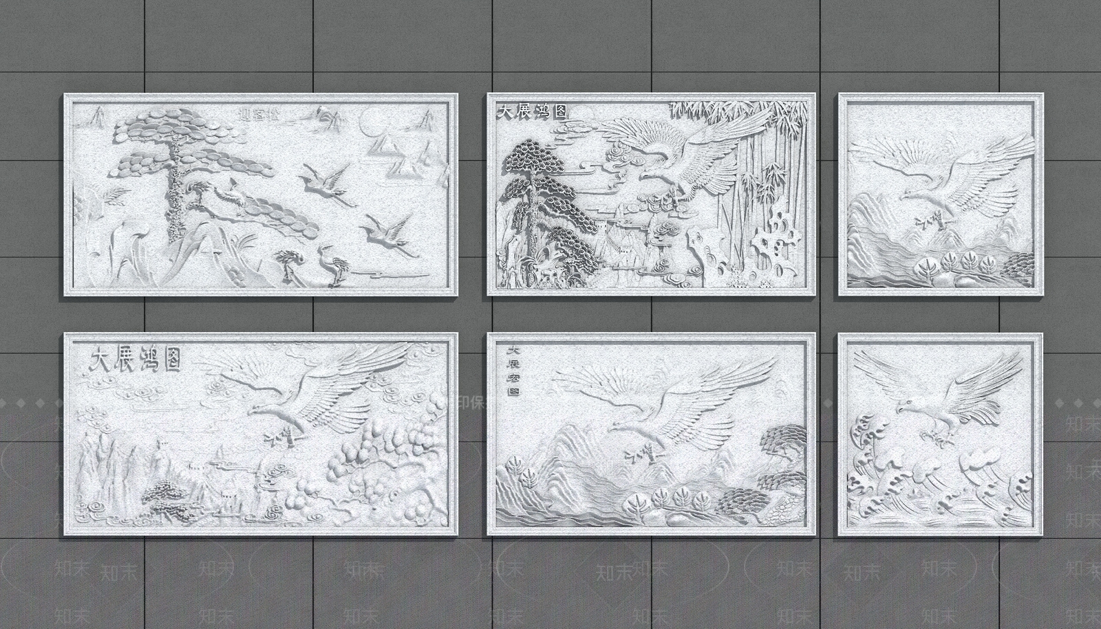 中式新中式雕花SU模型下载【ID:1201926282】