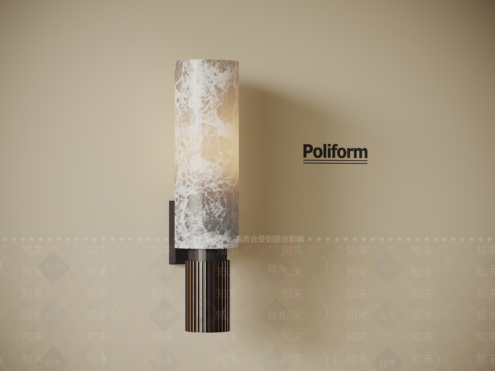 现代壁灯3D模型下载【ID:1201926840】