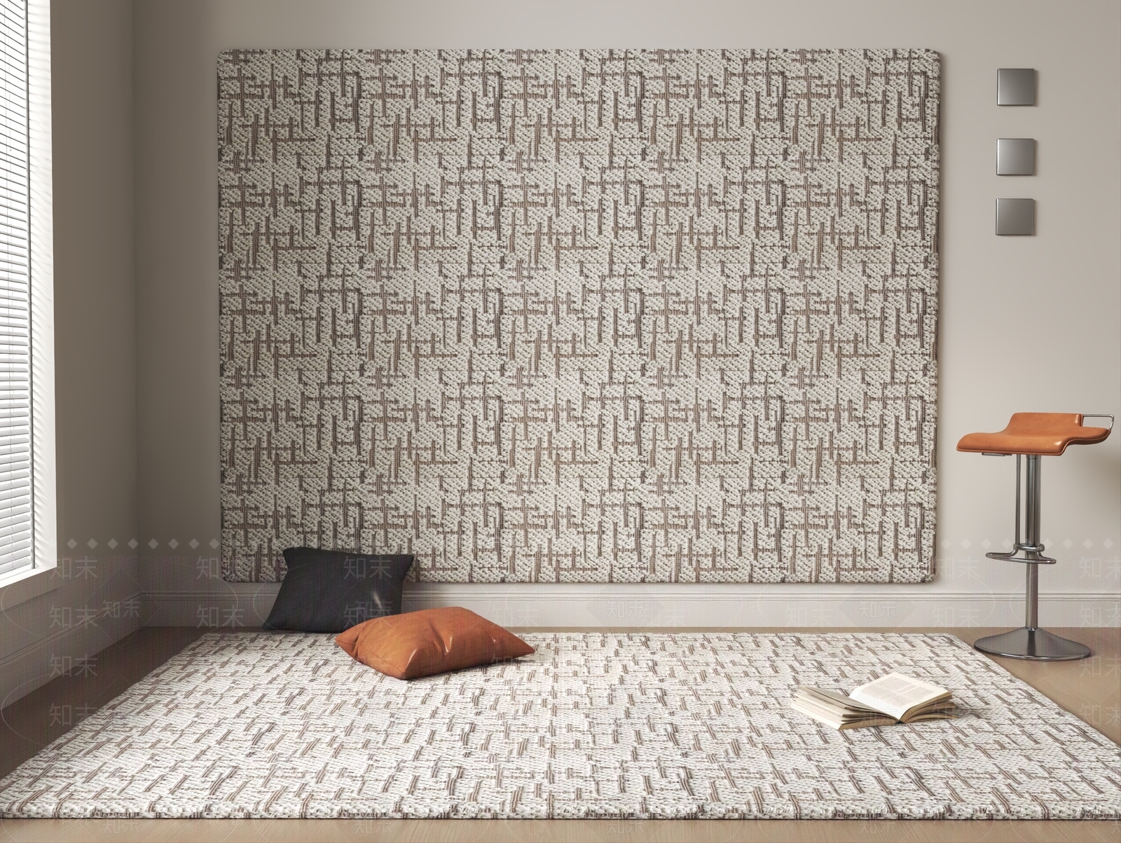 现代意式地毯3D模型下载【ID:1201928404】