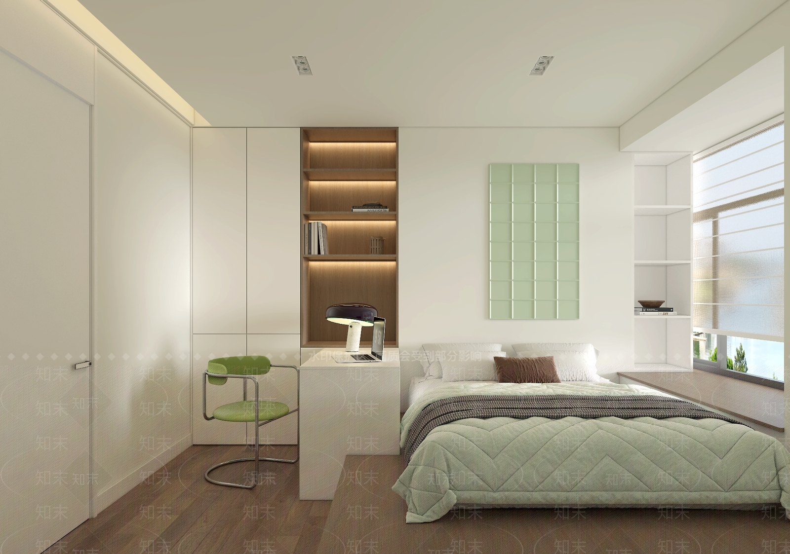 现代简约家居卧室3D模型下载【ID:1201930858】