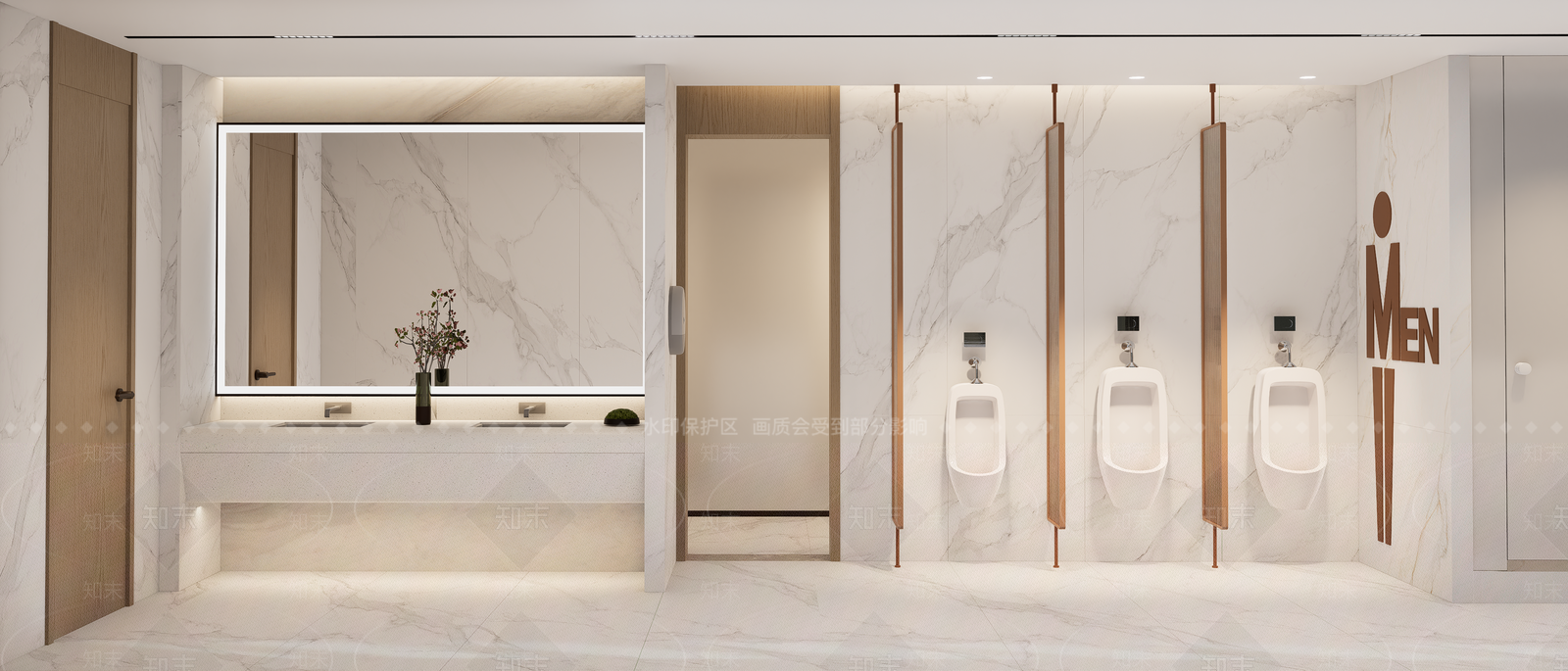 现代公共卫生间SU模型下载【ID:1201931163】