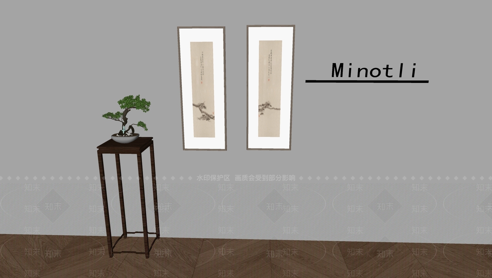 中式花几SU模型下载【ID:1201931551】