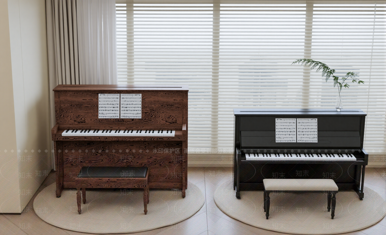 乐器SU模型下载【ID:1201931876】