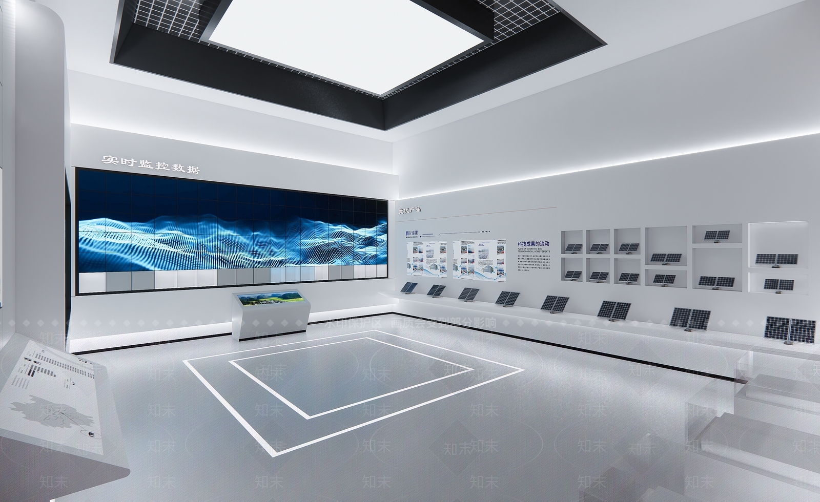 现代科技展厅SU模型下载【ID:1201932413】
