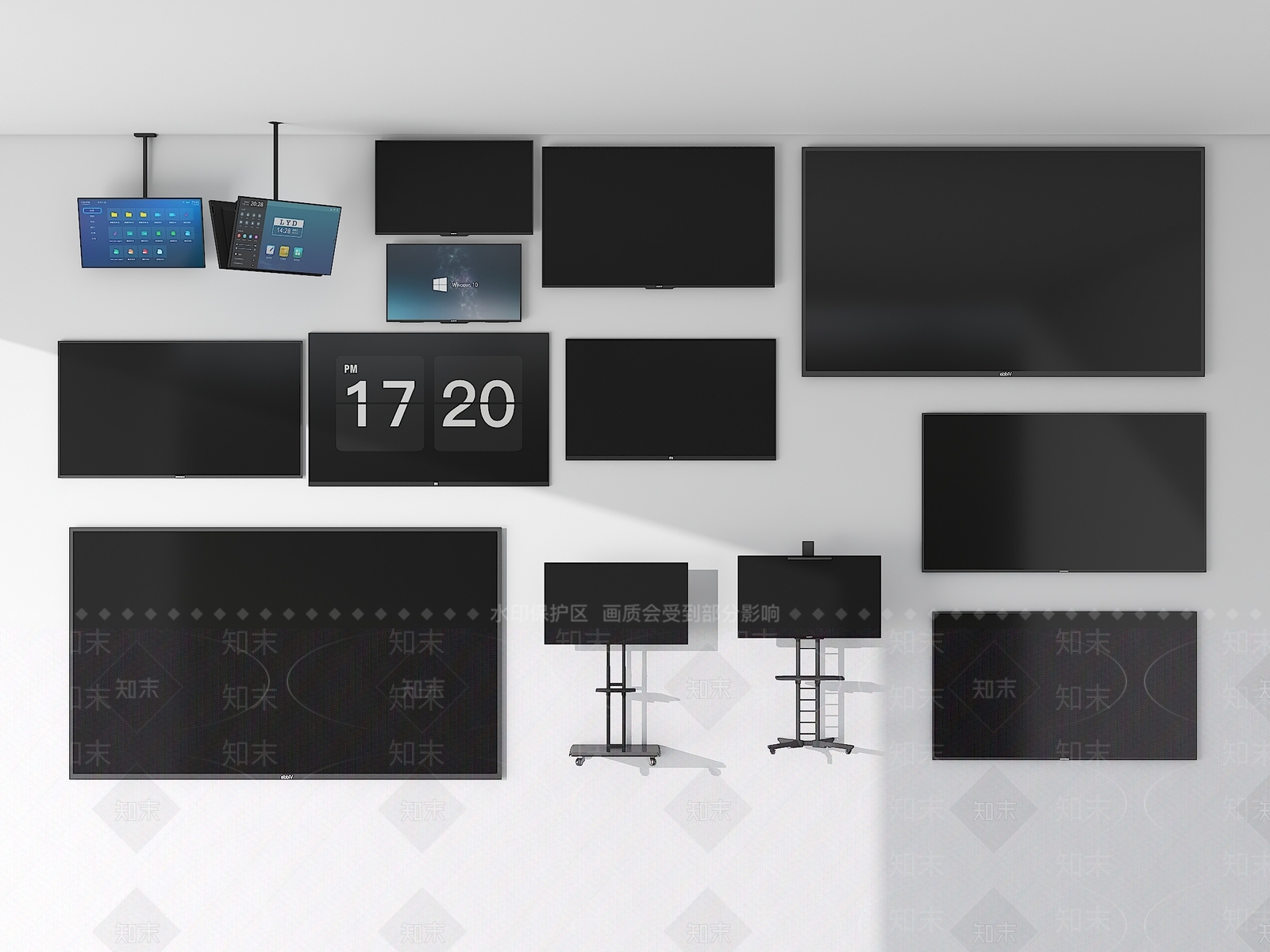 电视3D模型下载【ID:1201932968】