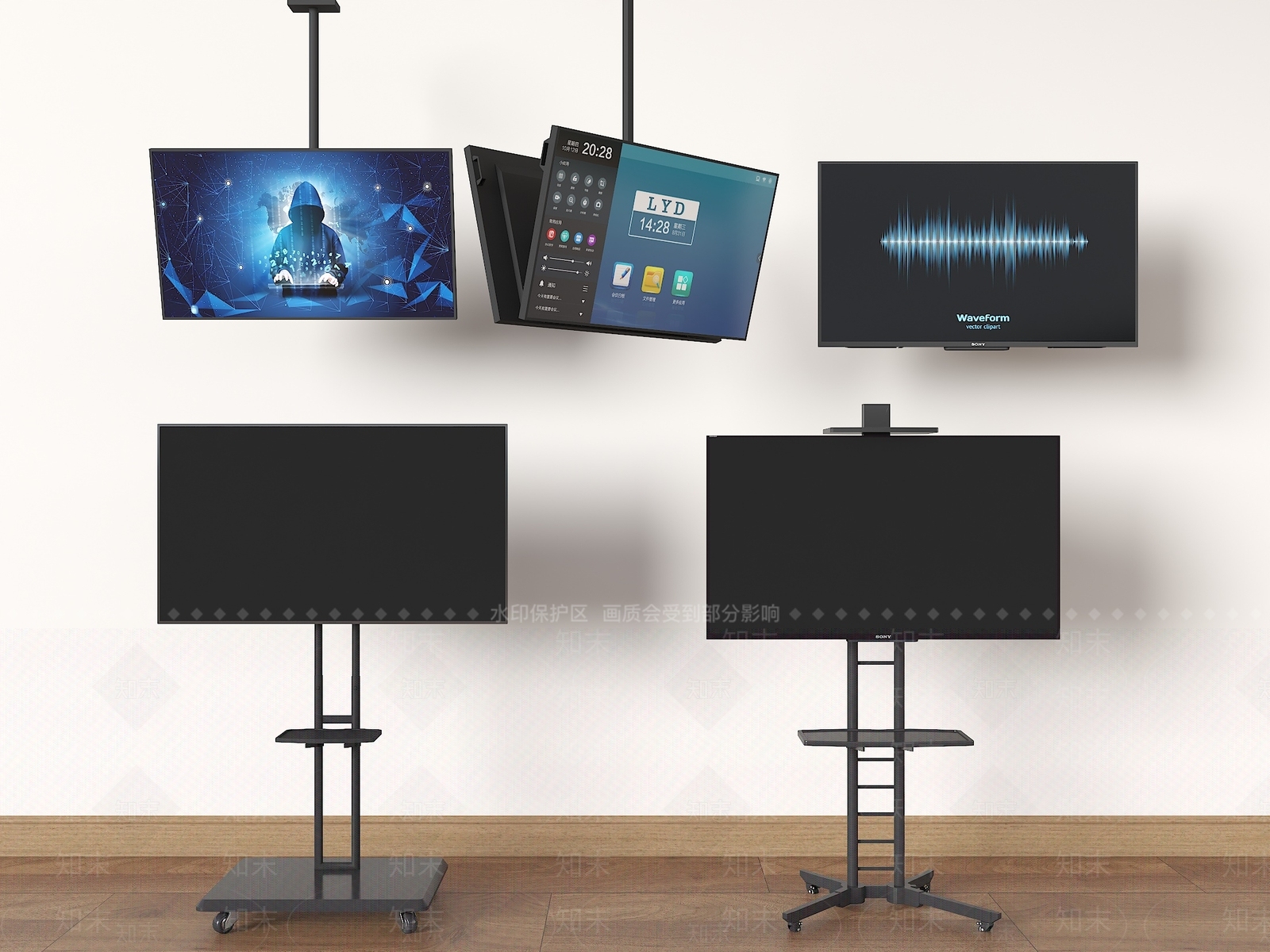 电视3D模型下载【ID:1201933005】