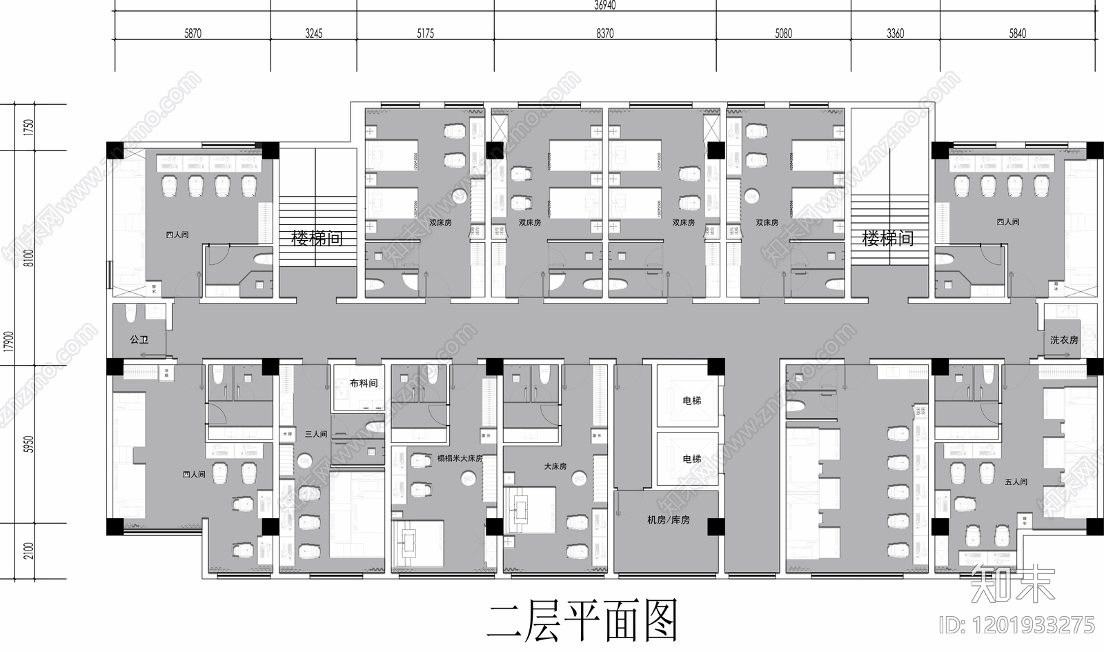 现代网吧cad施工图下载【ID:1201933275】
