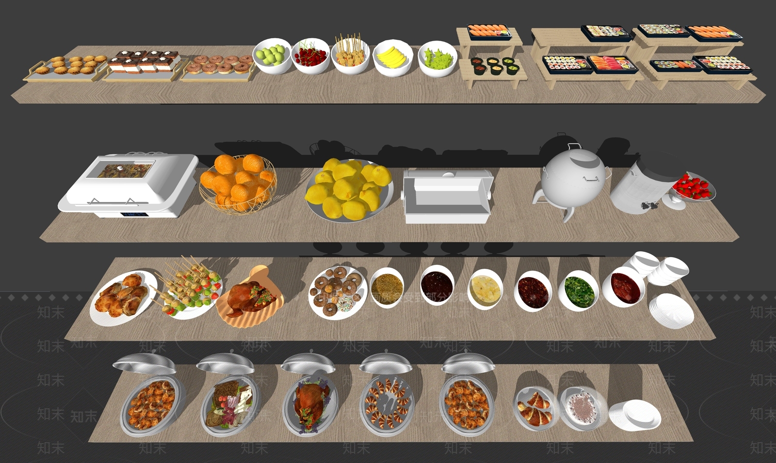 食物饮料SU模型下载【ID:1201934089】
