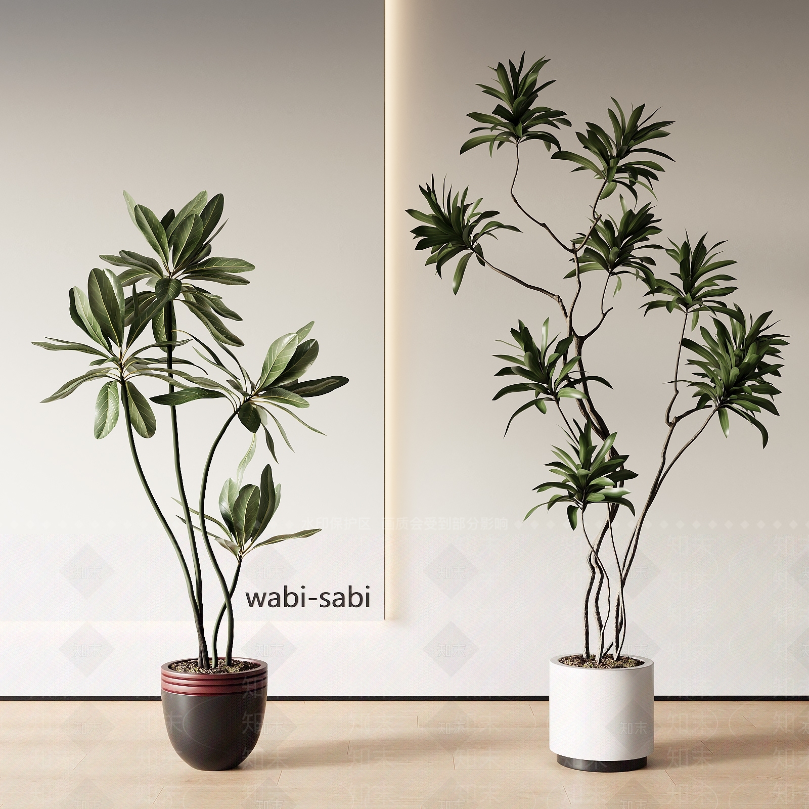 盆栽3D模型下载【ID:1201937048】
