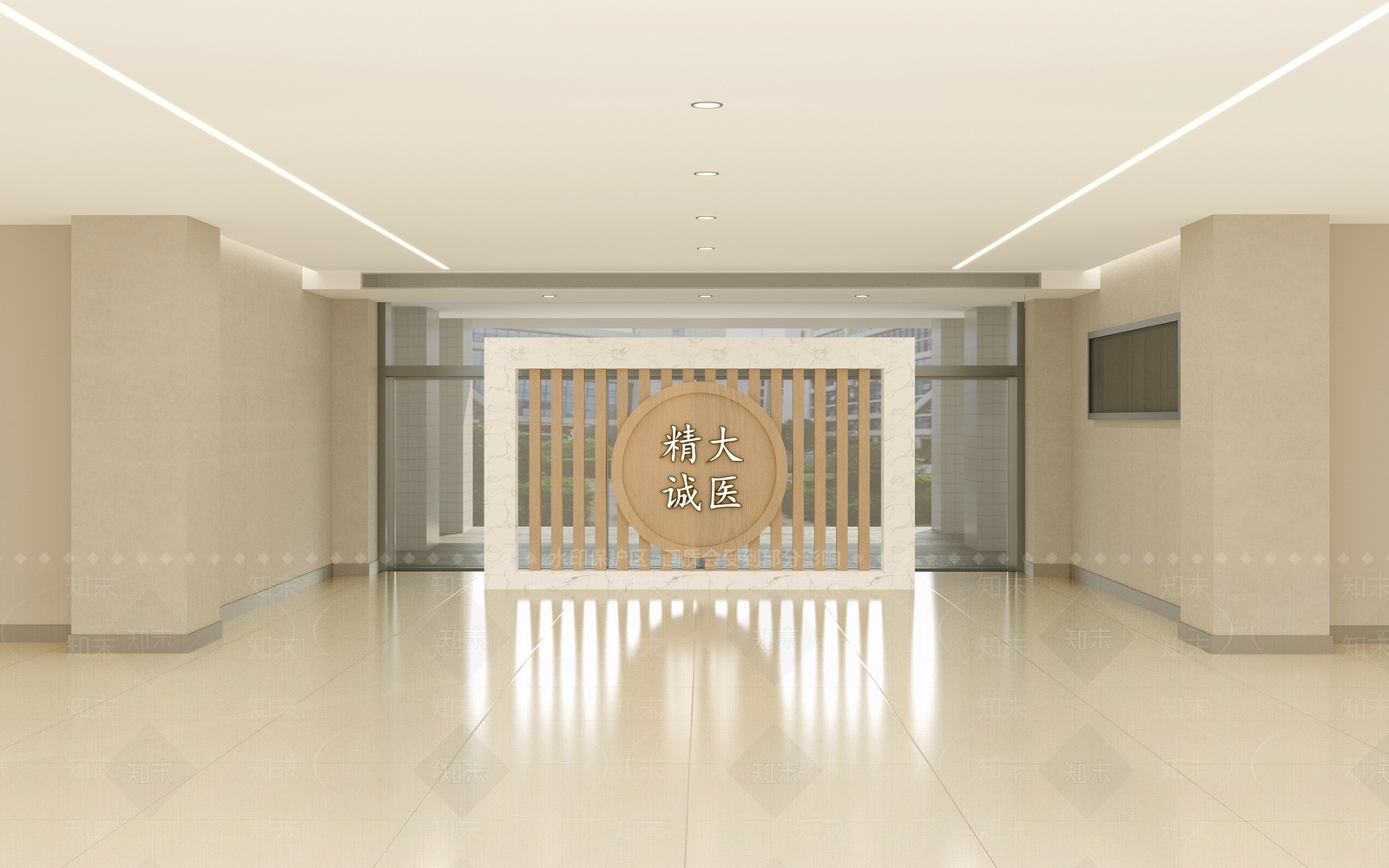 现代医院SU模型下载【ID:1201940676】