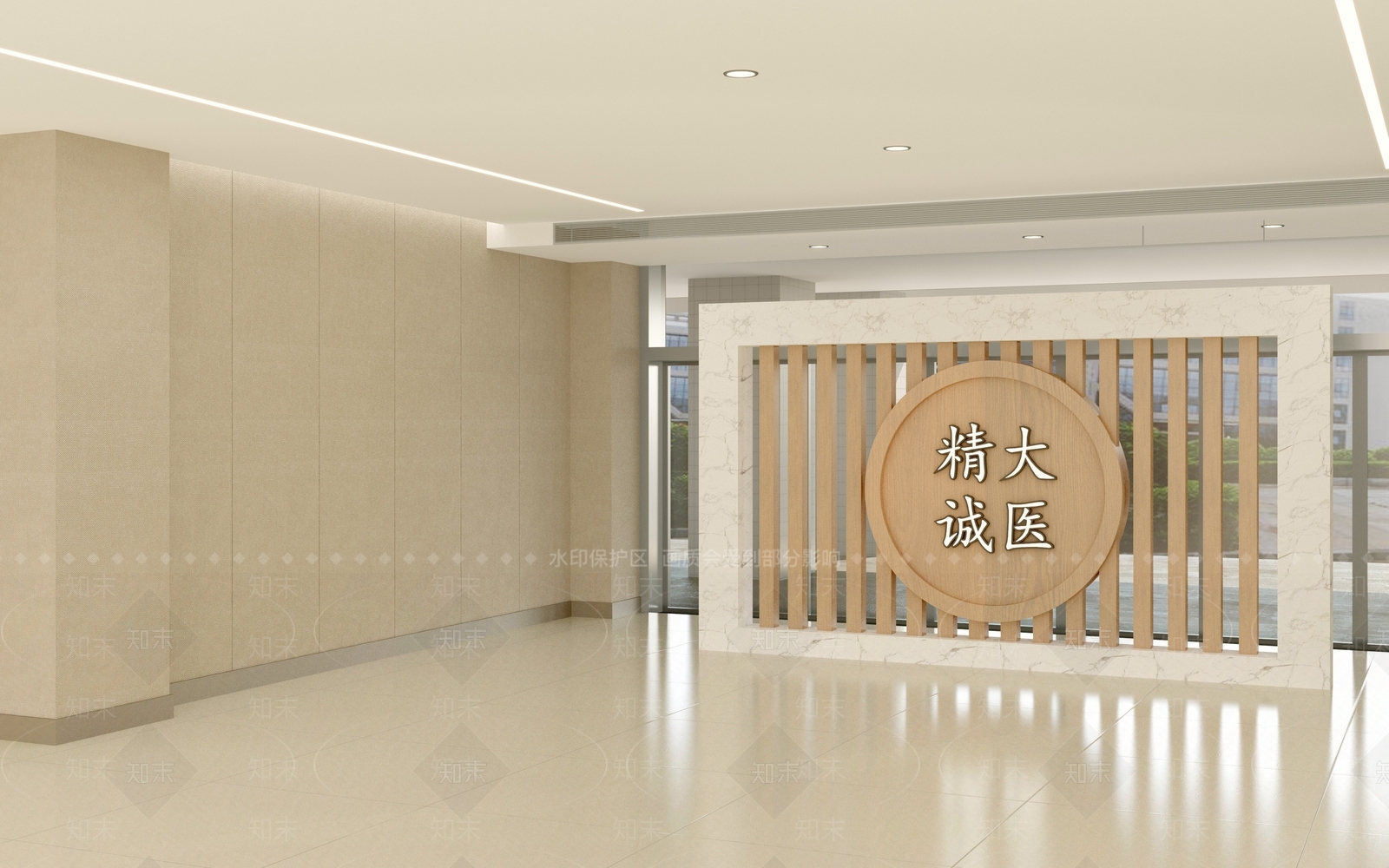 现代医院SU模型下载【ID:1201940676】