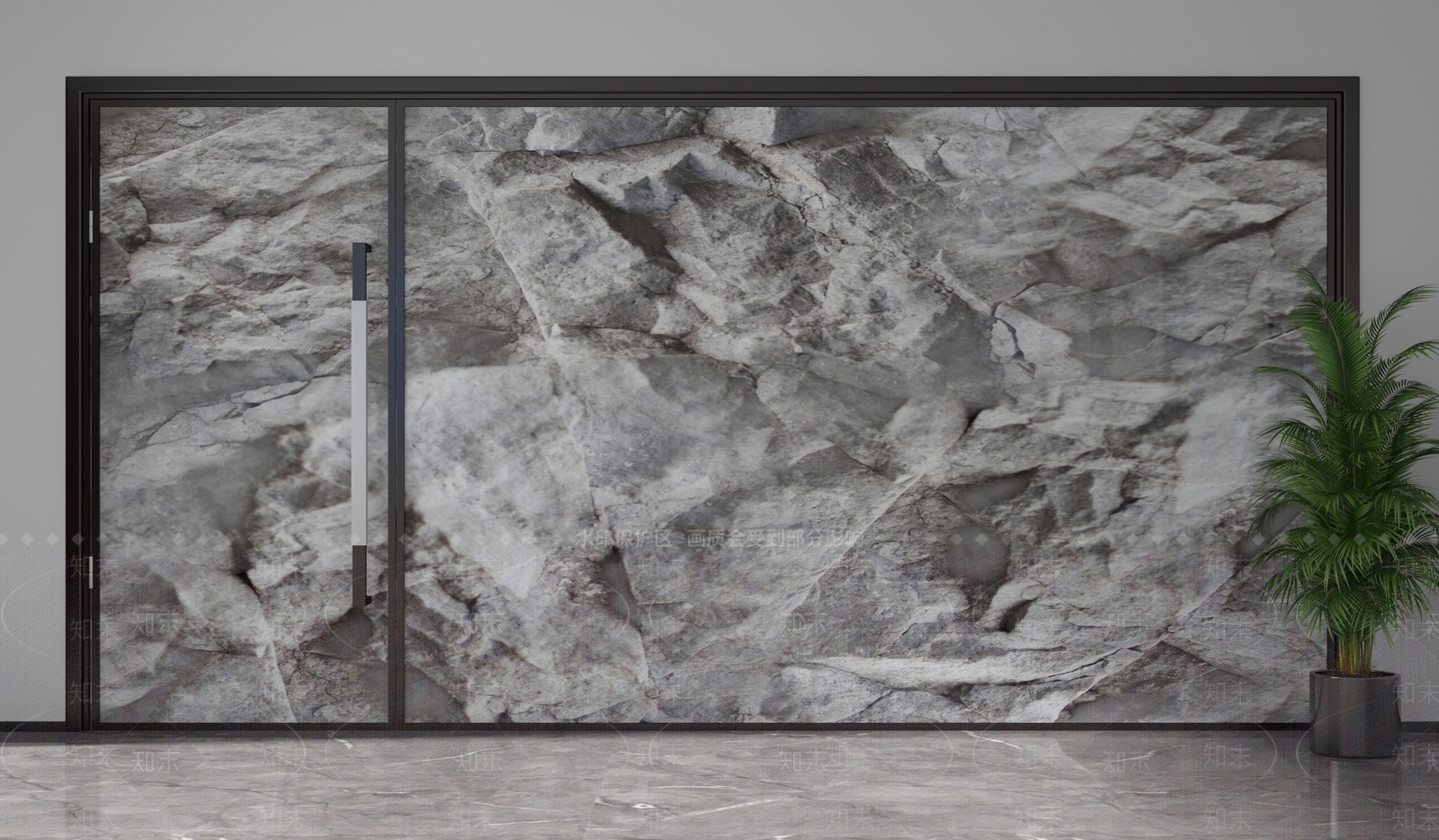 现代隔断3D模型下载【ID:1201944763】