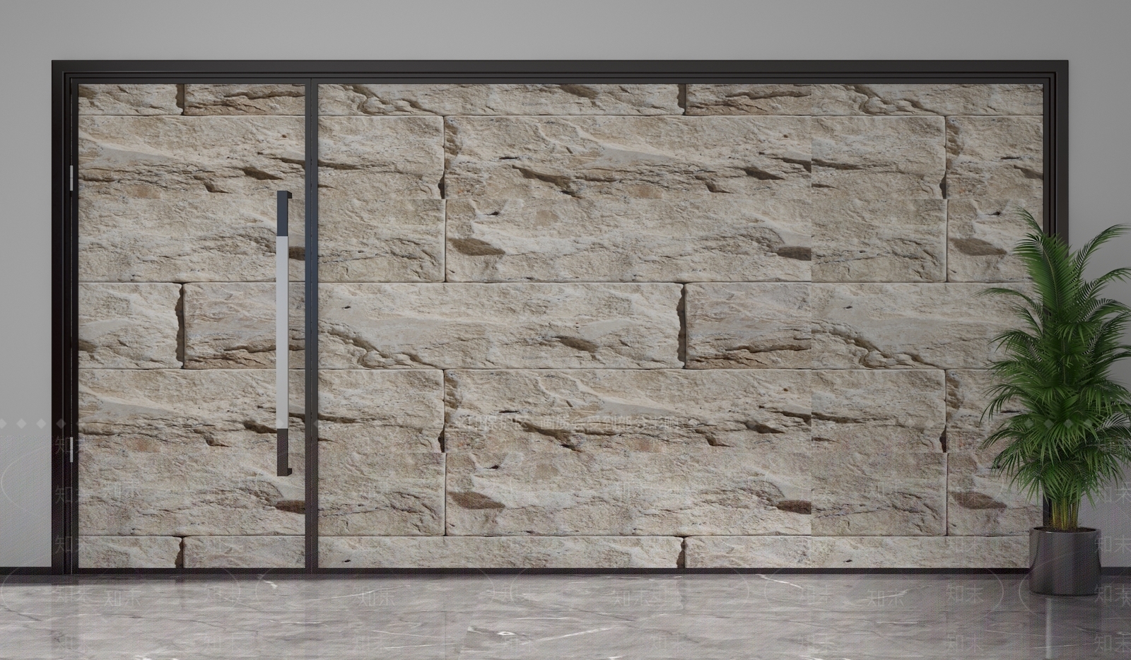 现代隔断3D模型下载【ID:1201944805】