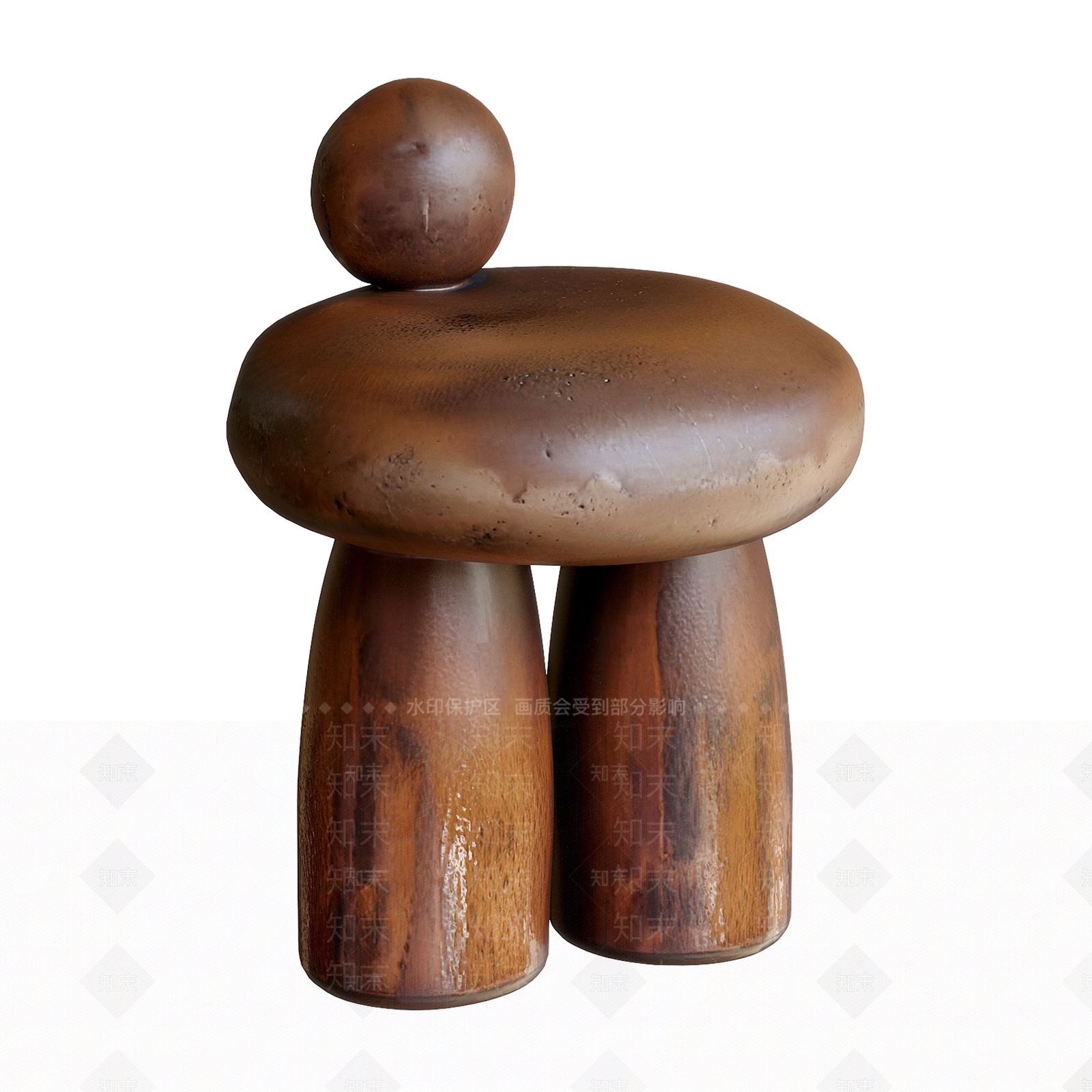 中古侘寂餐椅3D模型下载【ID:1201947310】
