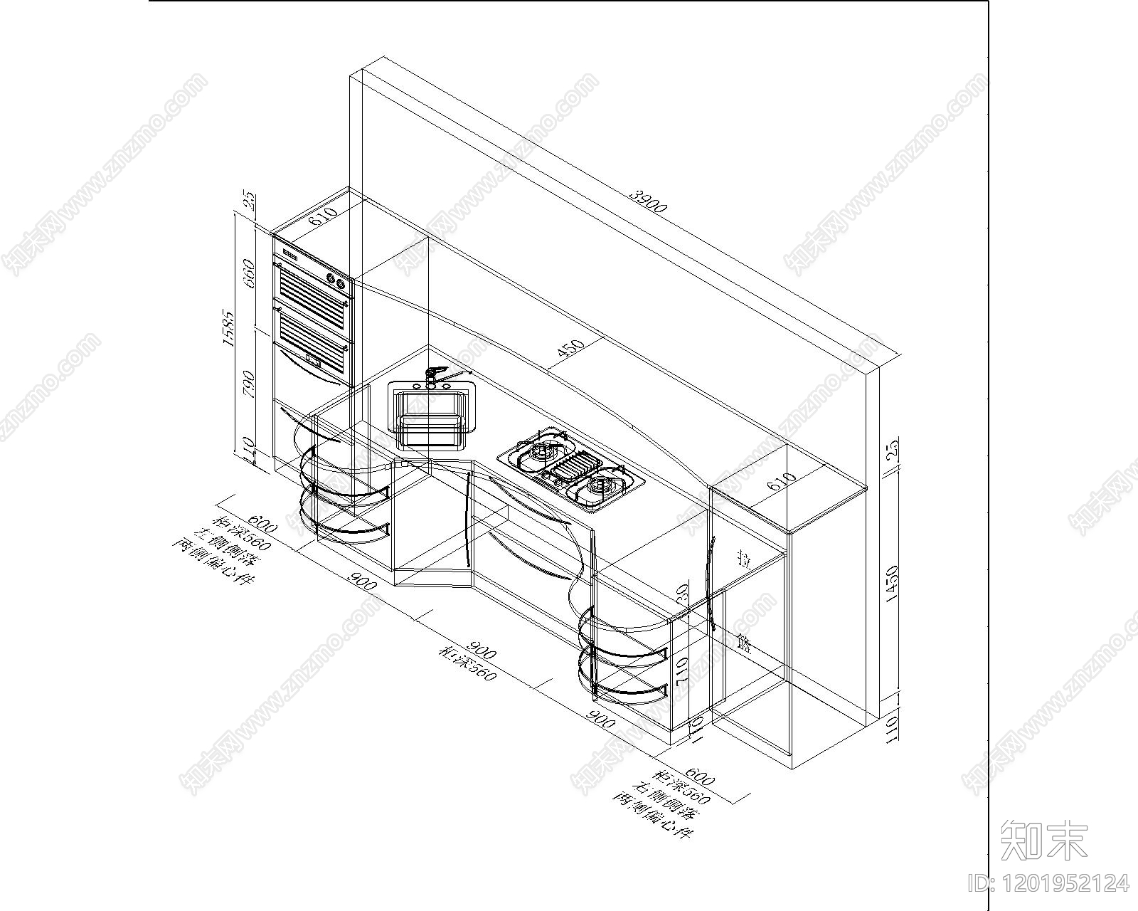 欧式家具图库施工图下载【ID:1201952124】