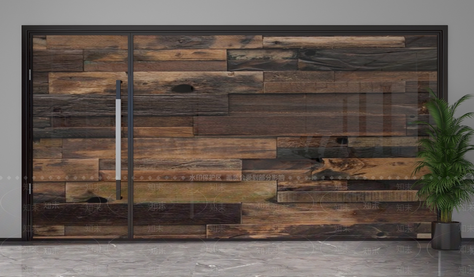 现代隔断3D模型下载【ID:1201952668】