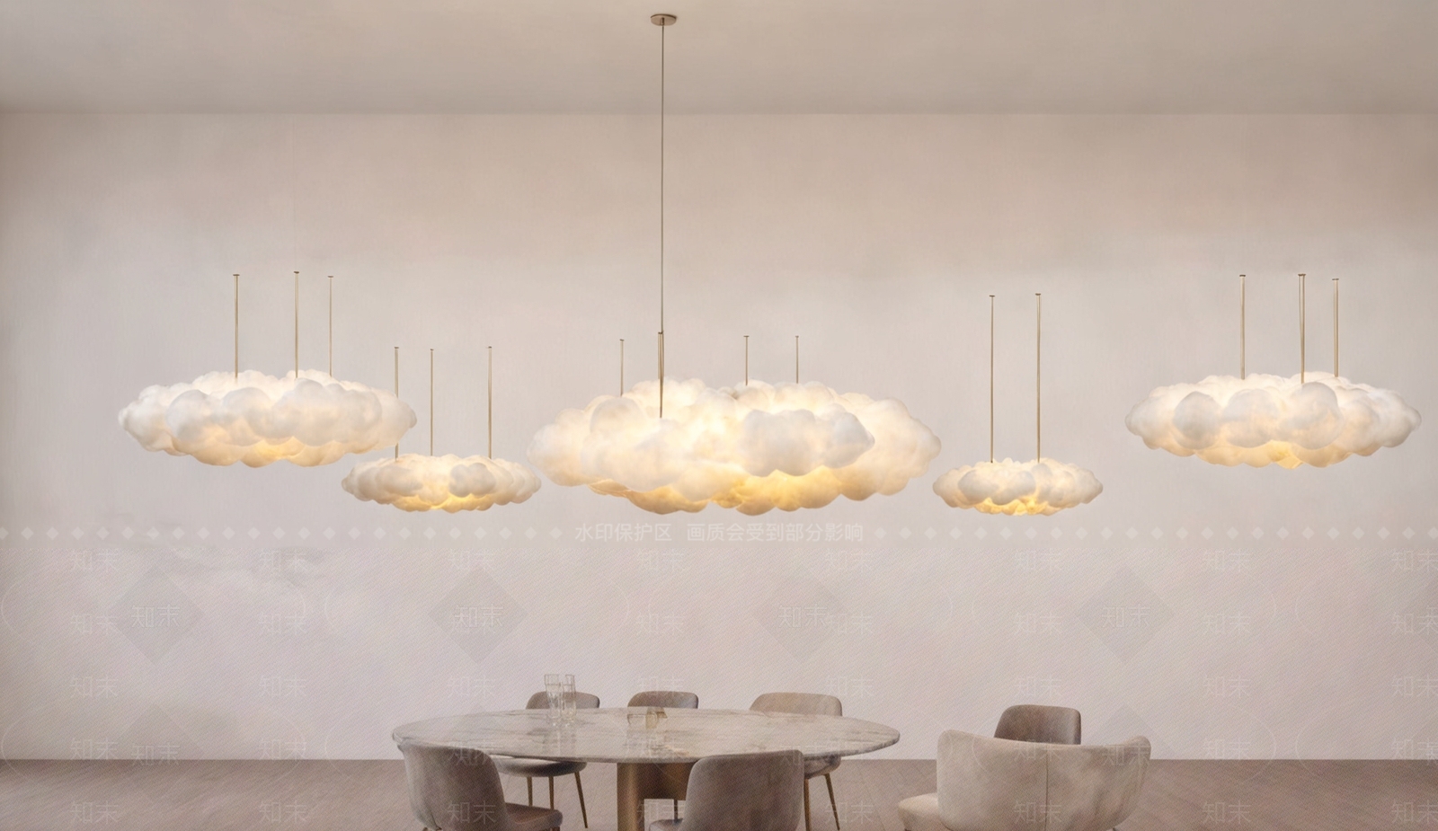 现代儿童房吊灯SU模型下载【ID:1201953676】