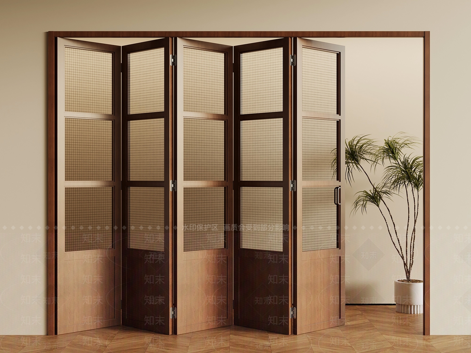 中古折叠门3D模型下载【ID:1201956260】