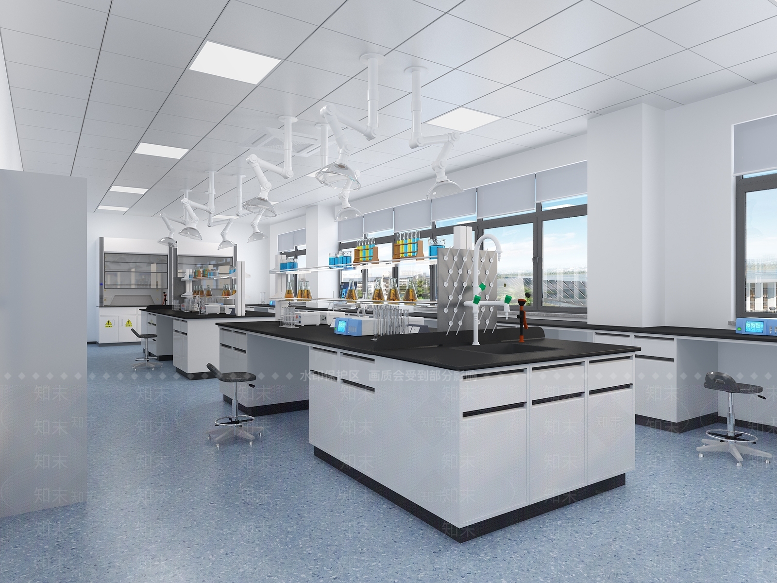 现代实验室3D模型下载【ID:1201956931】