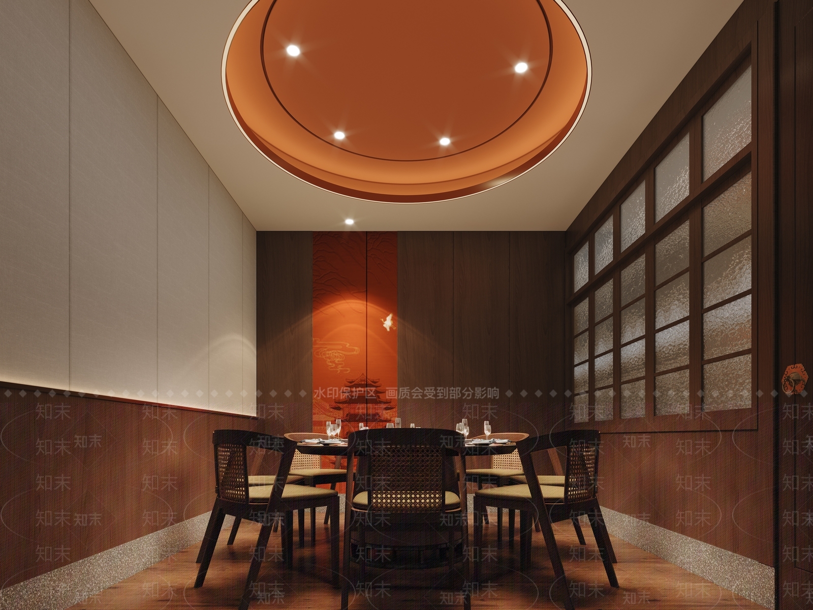 新中式包厢3D模型下载【ID:1201959756】