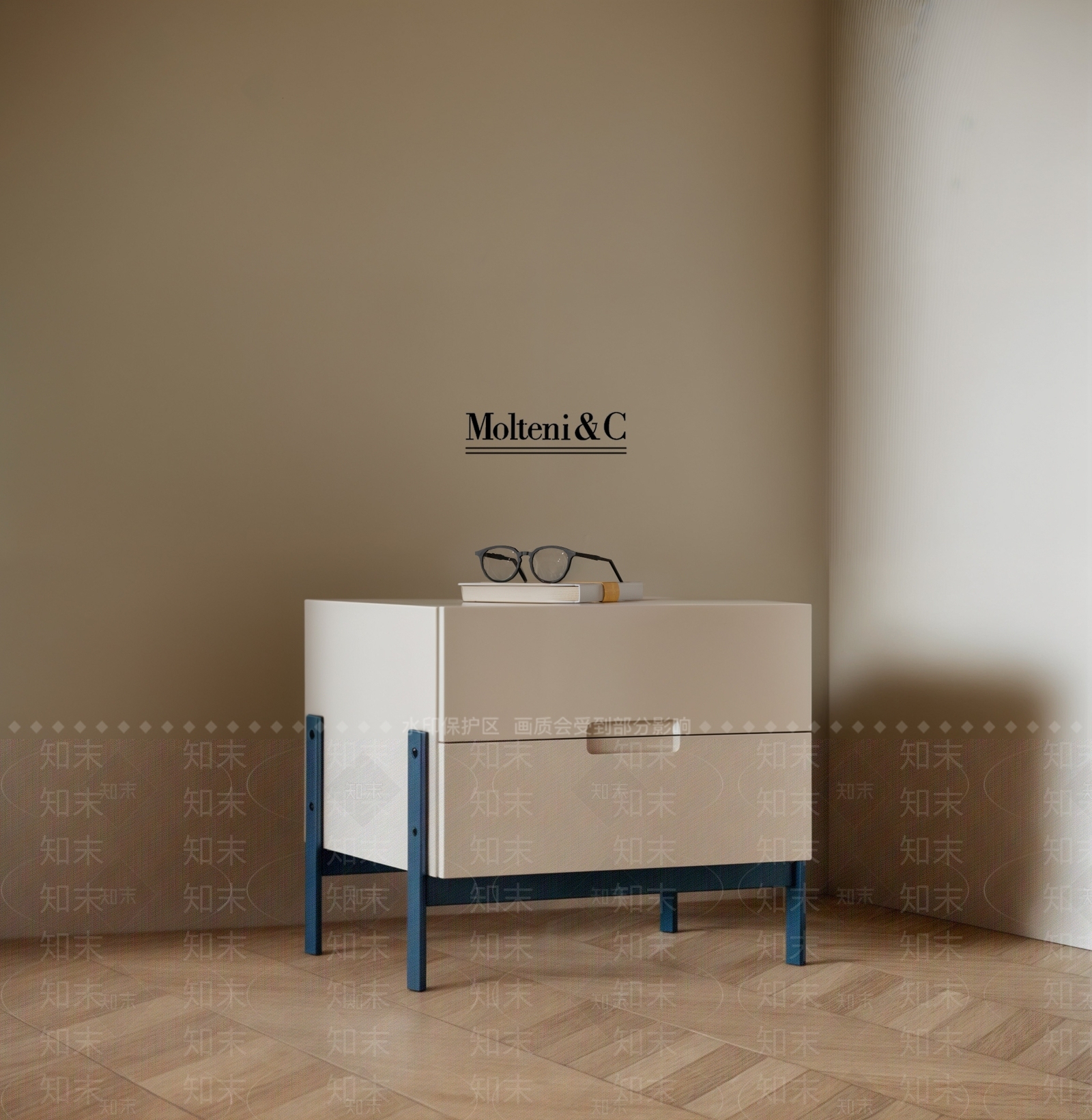 中古奶油床头柜SU模型下载【ID:1201961121】