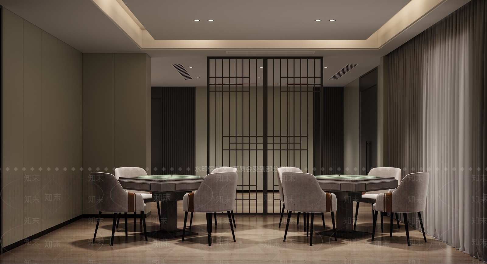 现代其他餐饮空间3D模型下载【ID:1201962953】
