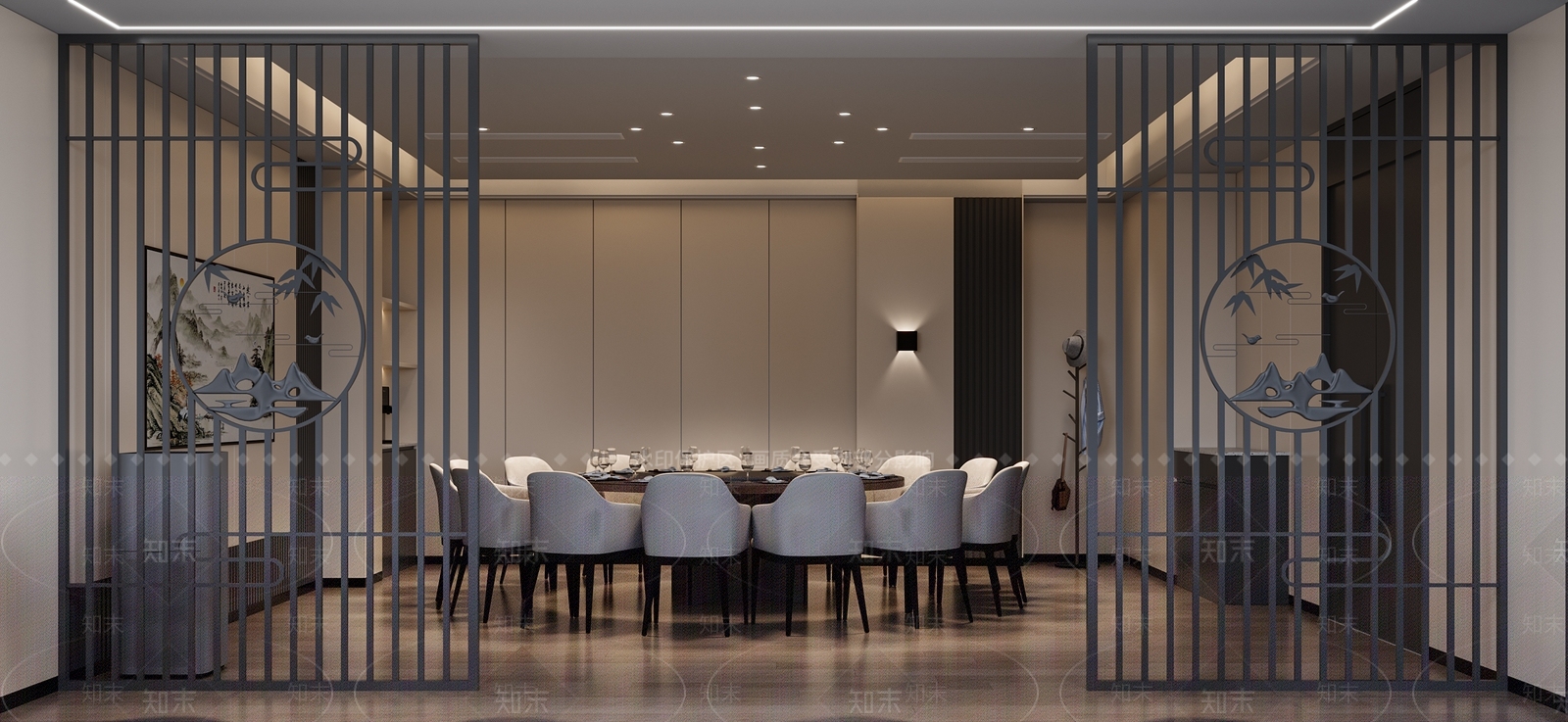 现代其他餐饮空间3D模型下载【ID:1201962953】