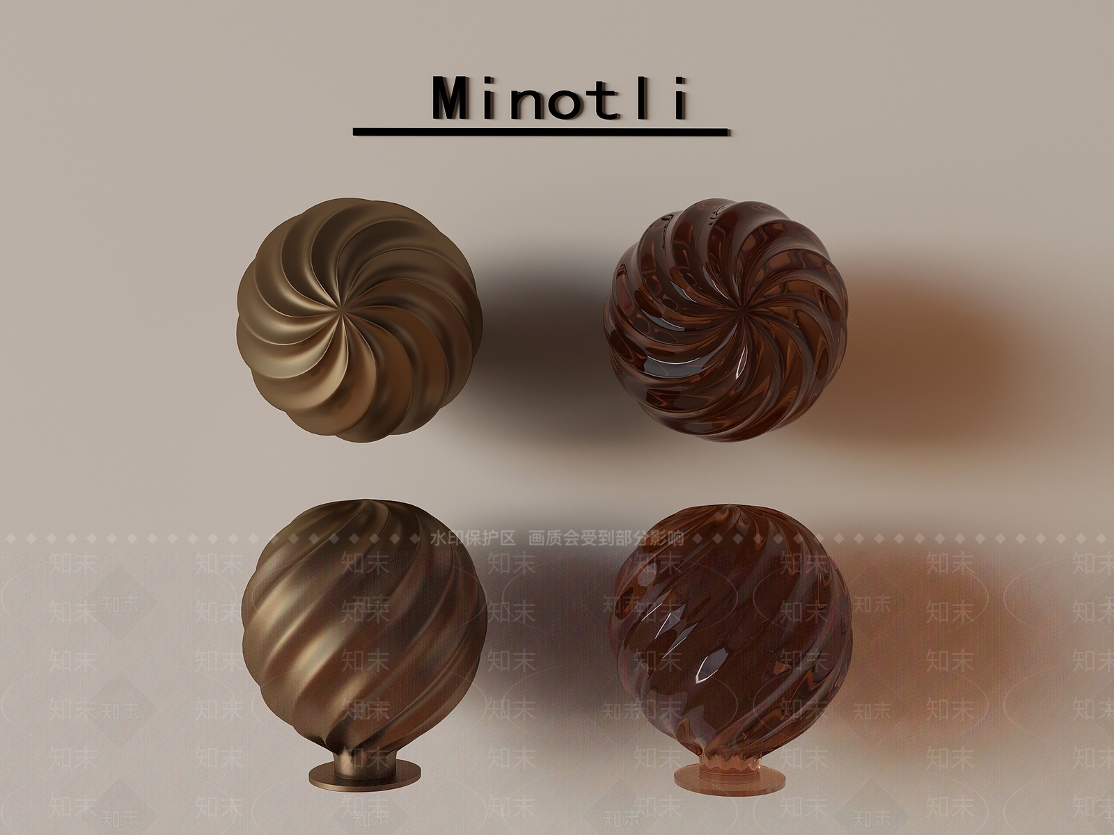 法式拉手3D模型下载【ID:1201964010】