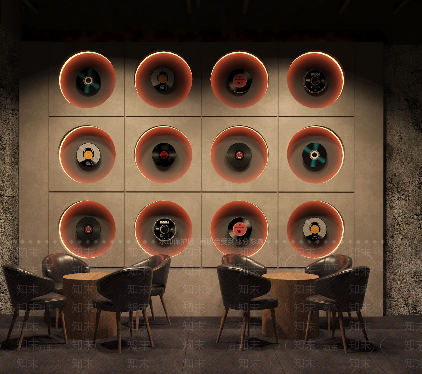 工业极简酒吧3D模型下载【ID:1201965891】