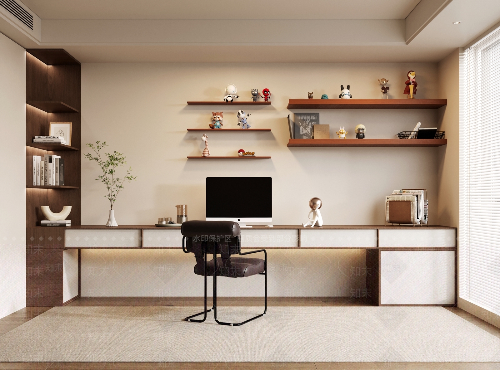 中古书房3D模型下载【ID:1201967228】